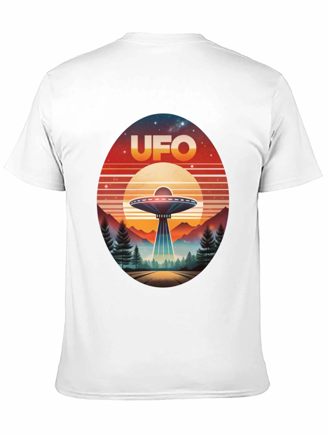 Retro UFO T-Shirt - Sci-Fi Graphic Tee