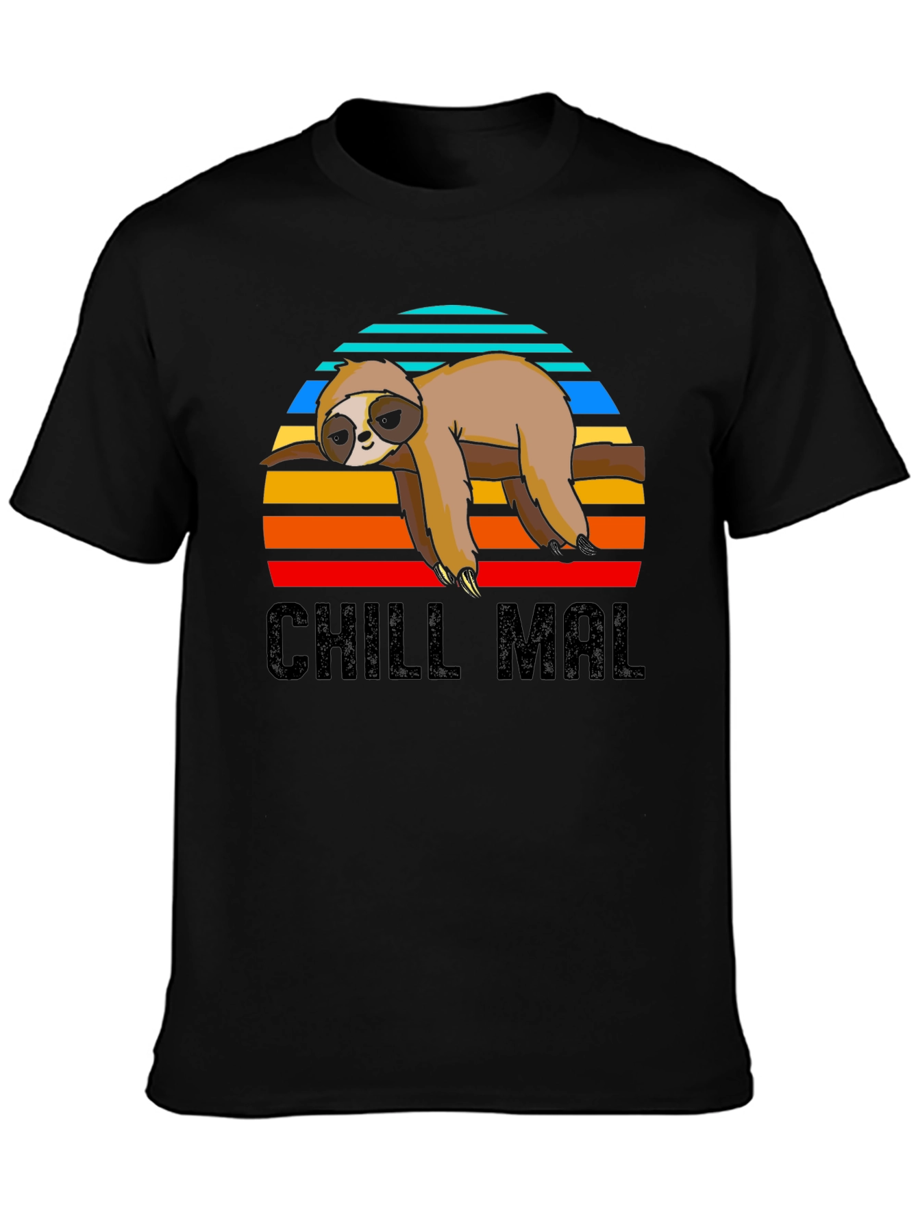 Chill Sloth Graphic T-Shirt - Relaxed Vibe