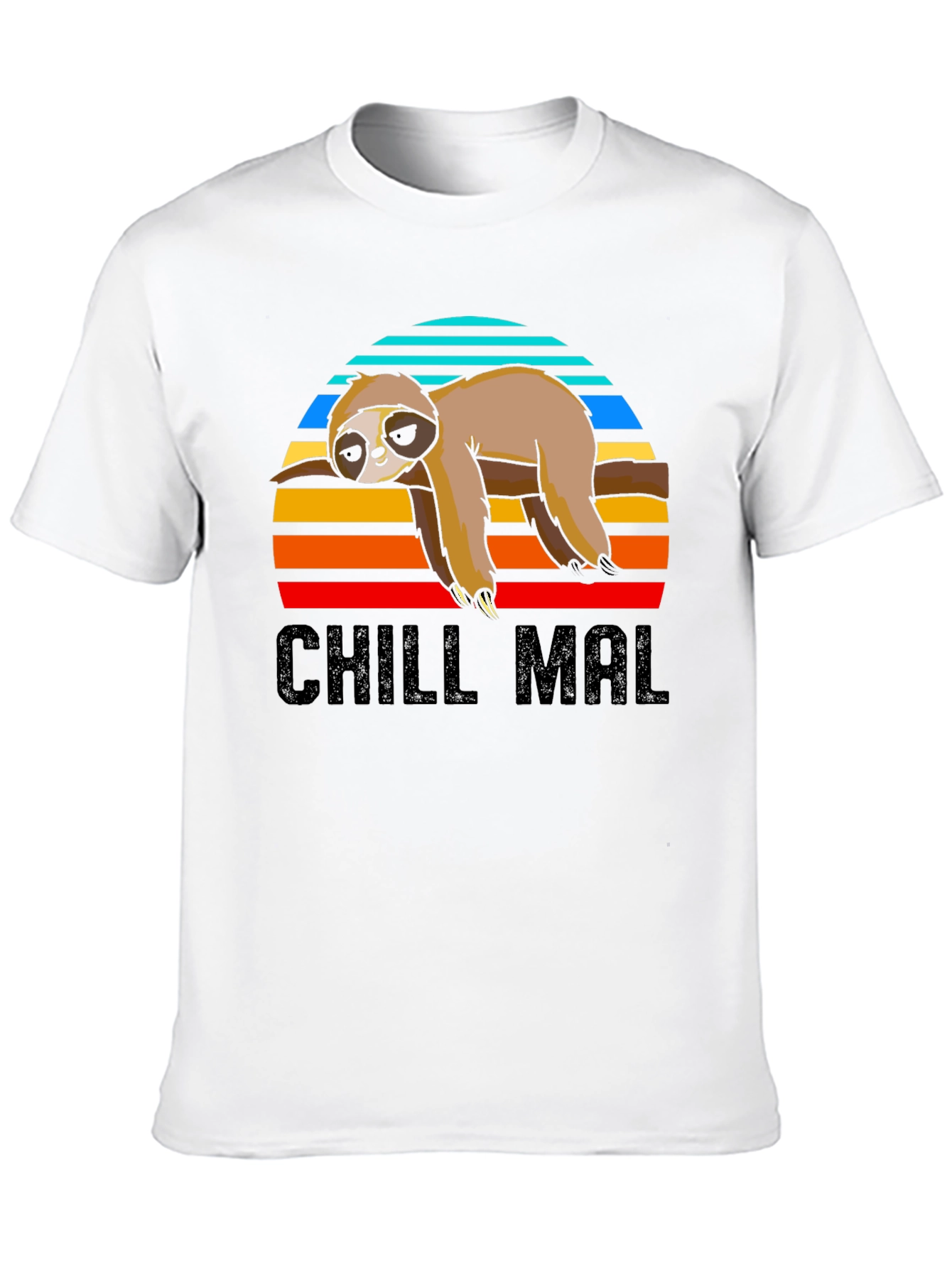 Chill Sloth Graphic T-Shirt - Relaxed Vibe