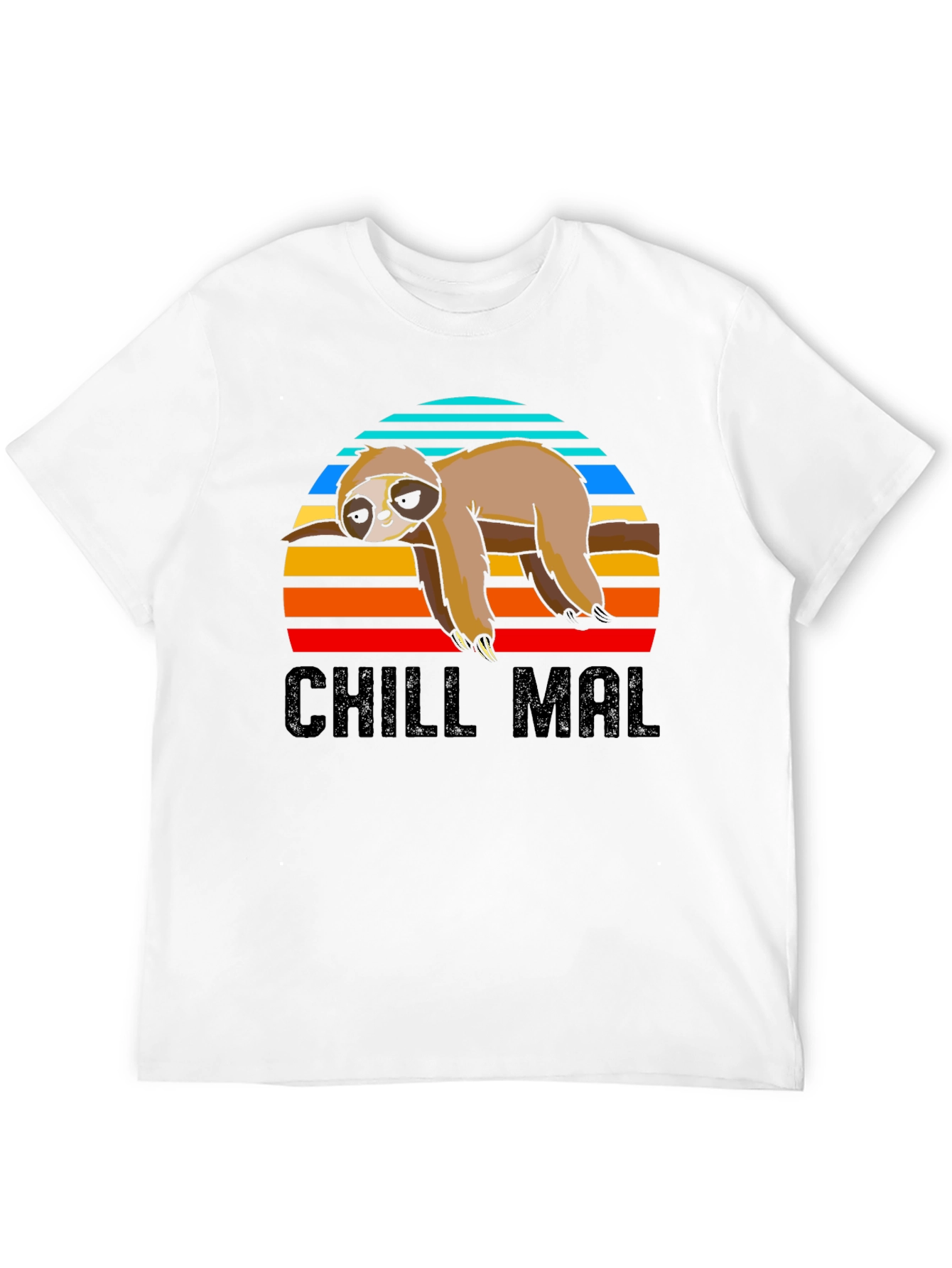 Chill Sloth Graphic T-Shirt - Relaxed Vibe