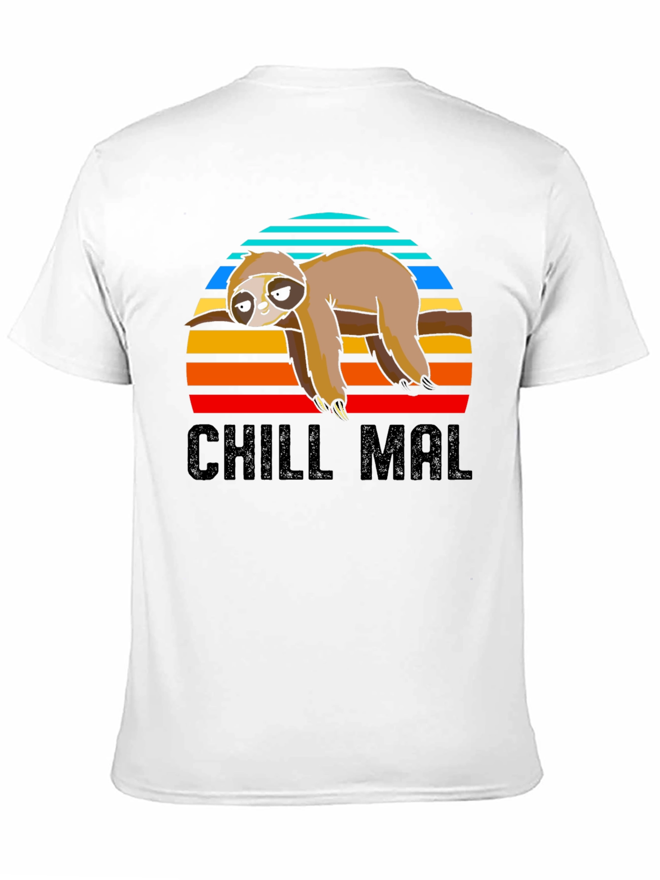 Chill Sloth Graphic T-Shirt - Relaxed Vibe