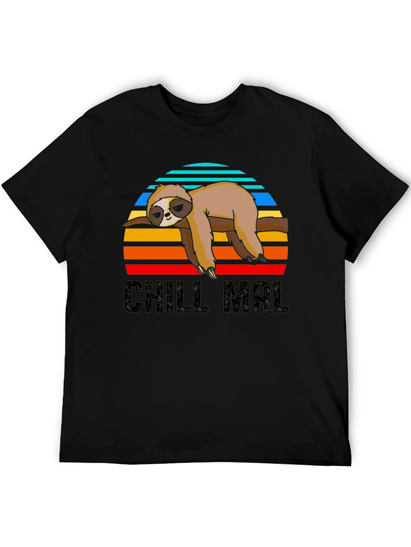 Chill Sloth Graphic T-Shirt - Relaxed Vibe
