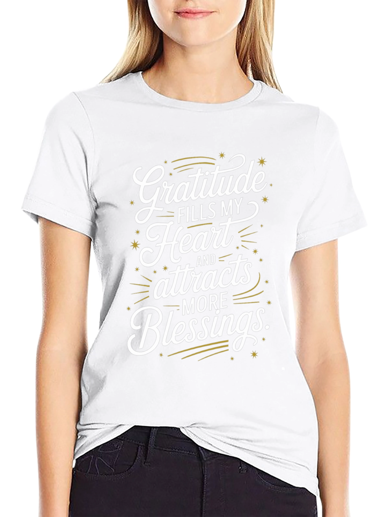 Gratitude Fills My Heart Graphic Tee
