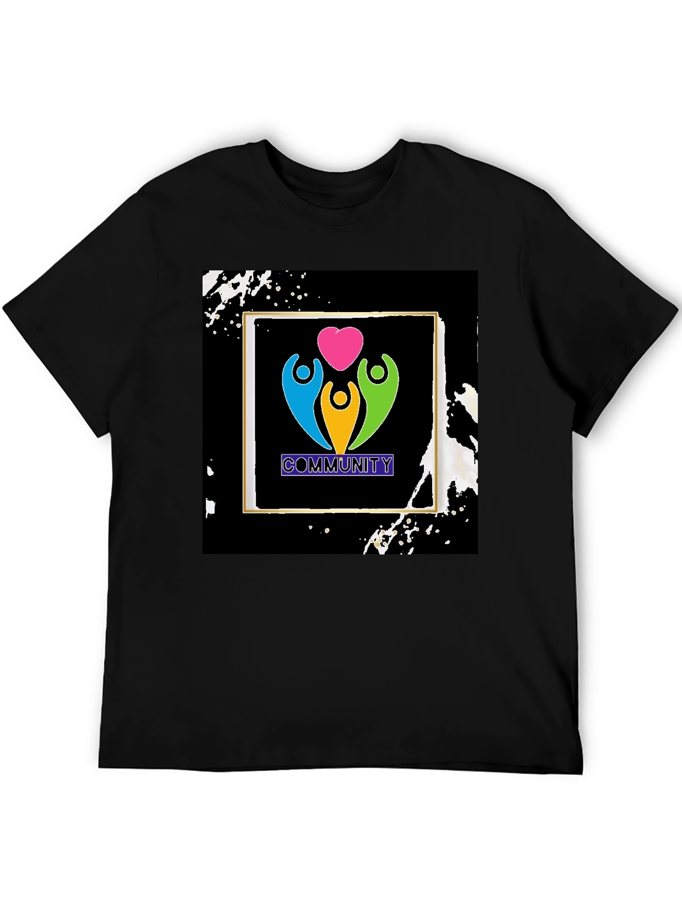 Community Love T-Shirt - Black