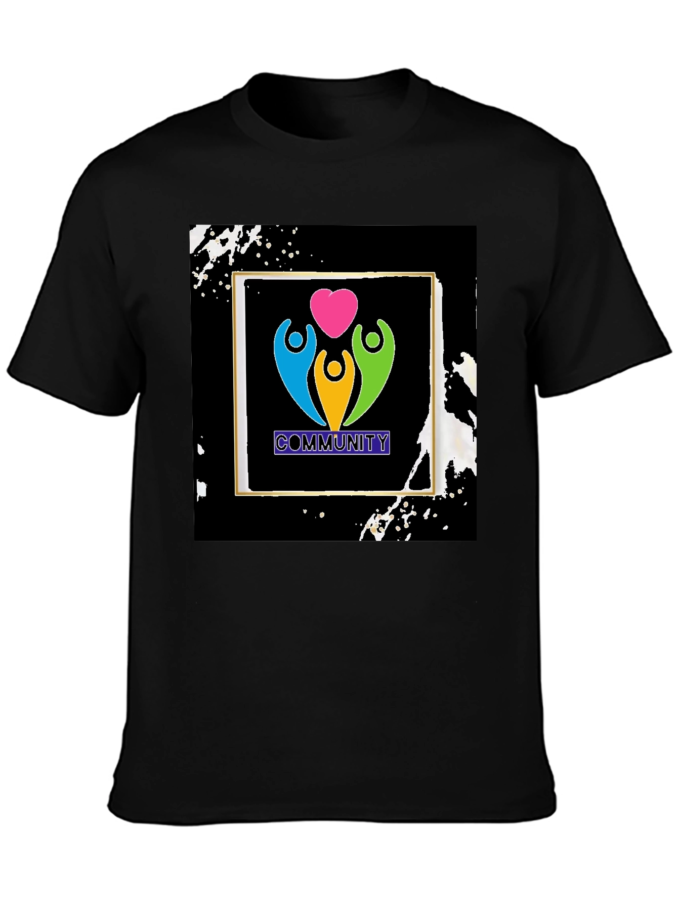 Community Love T-Shirt - Black