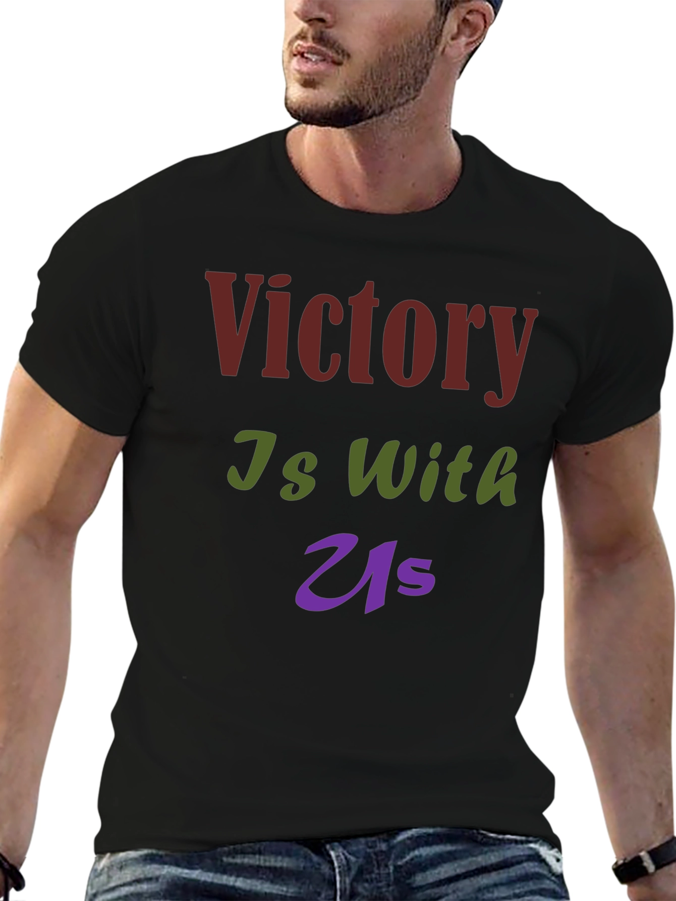 Victory Is With Us Graphic T-Shirt