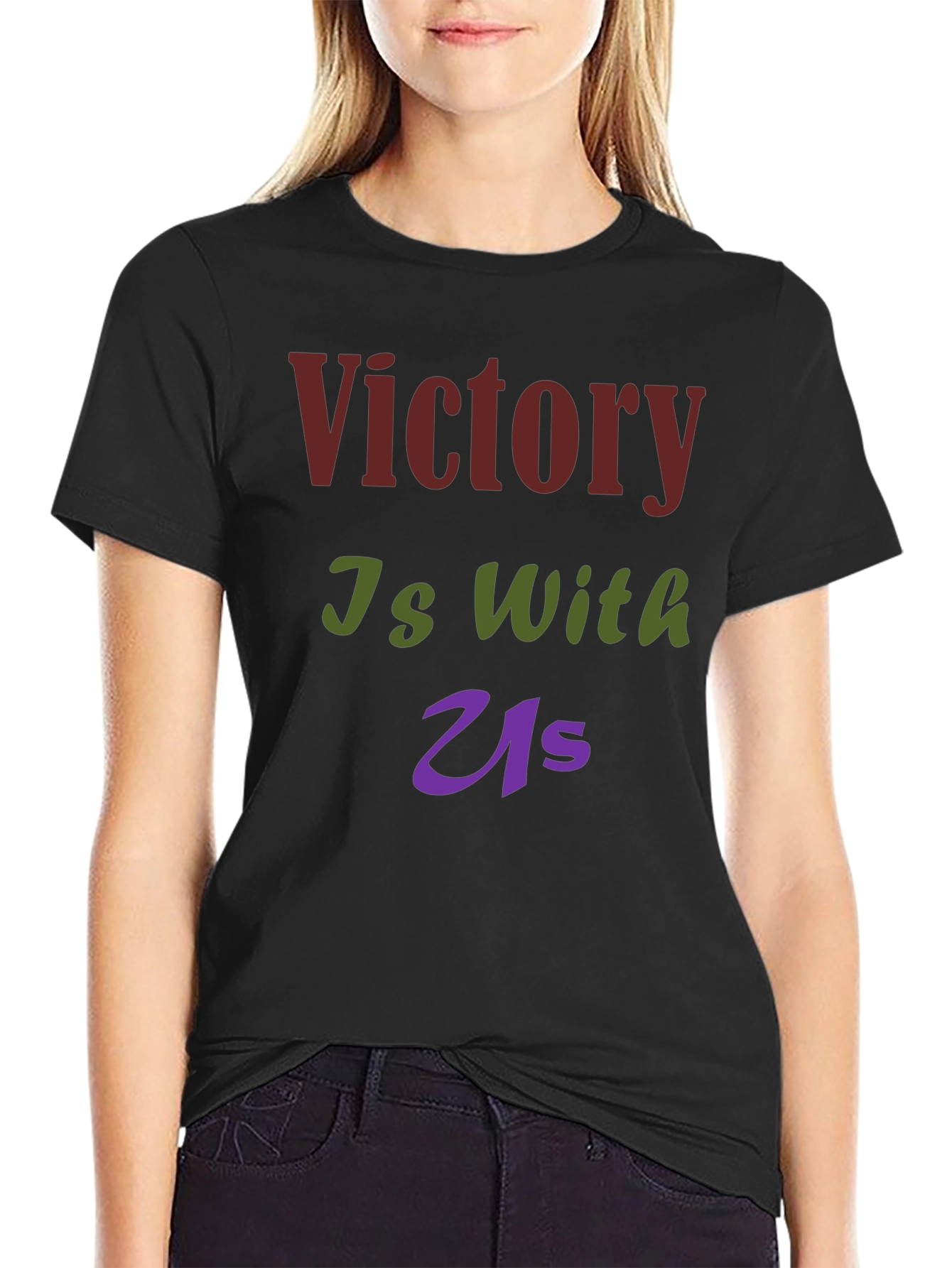 Victory Is With Us Graphic T-Shirt