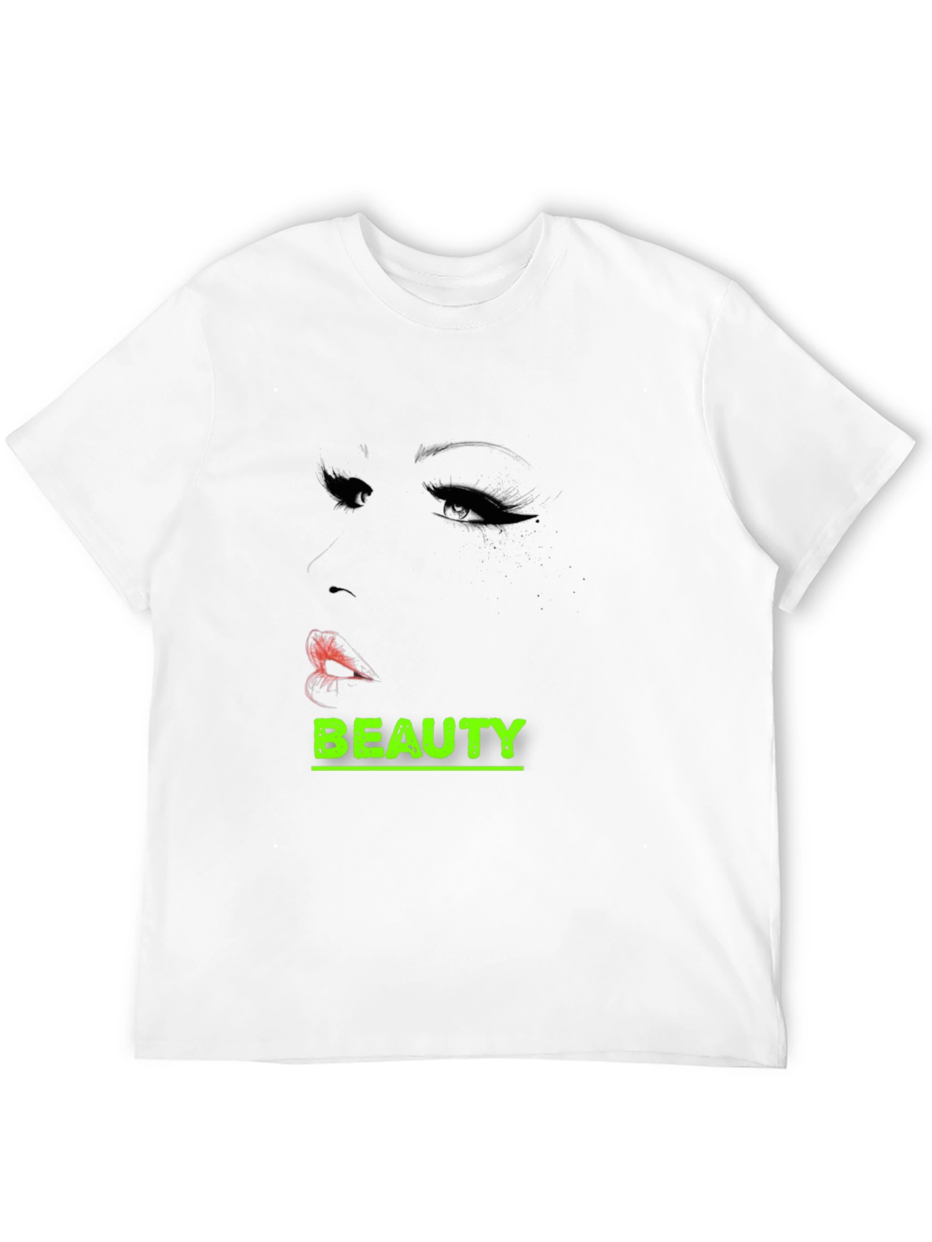 Beauty Graphic Tee - Stylish Black T-Shirt