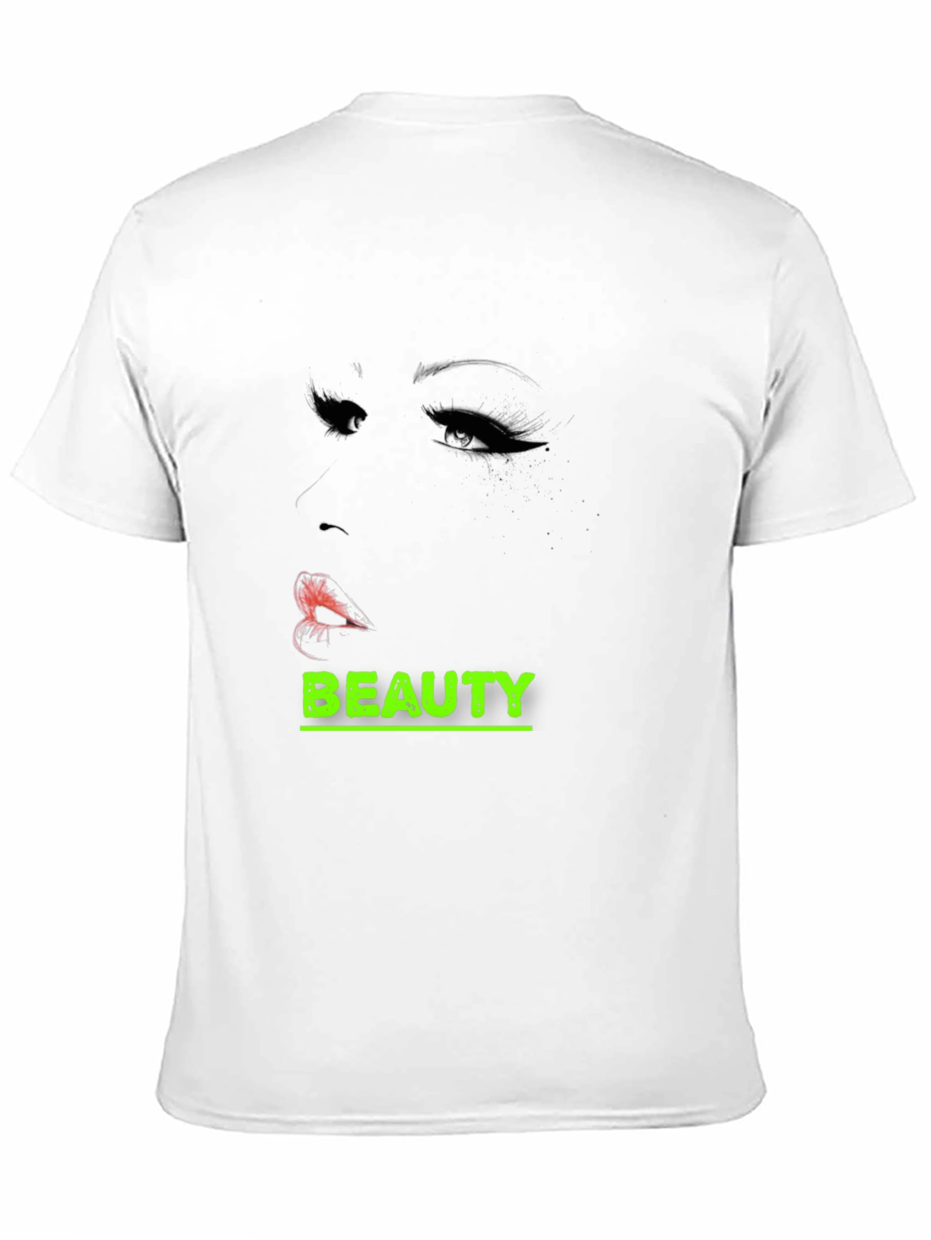 Beauty Graphic Tee - Stylish Black T-Shirt
