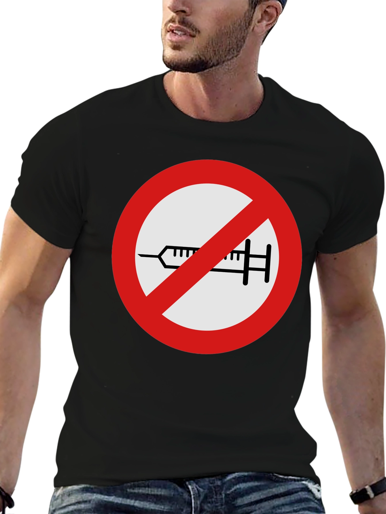 Anti-Vaccine Black T-Shirt