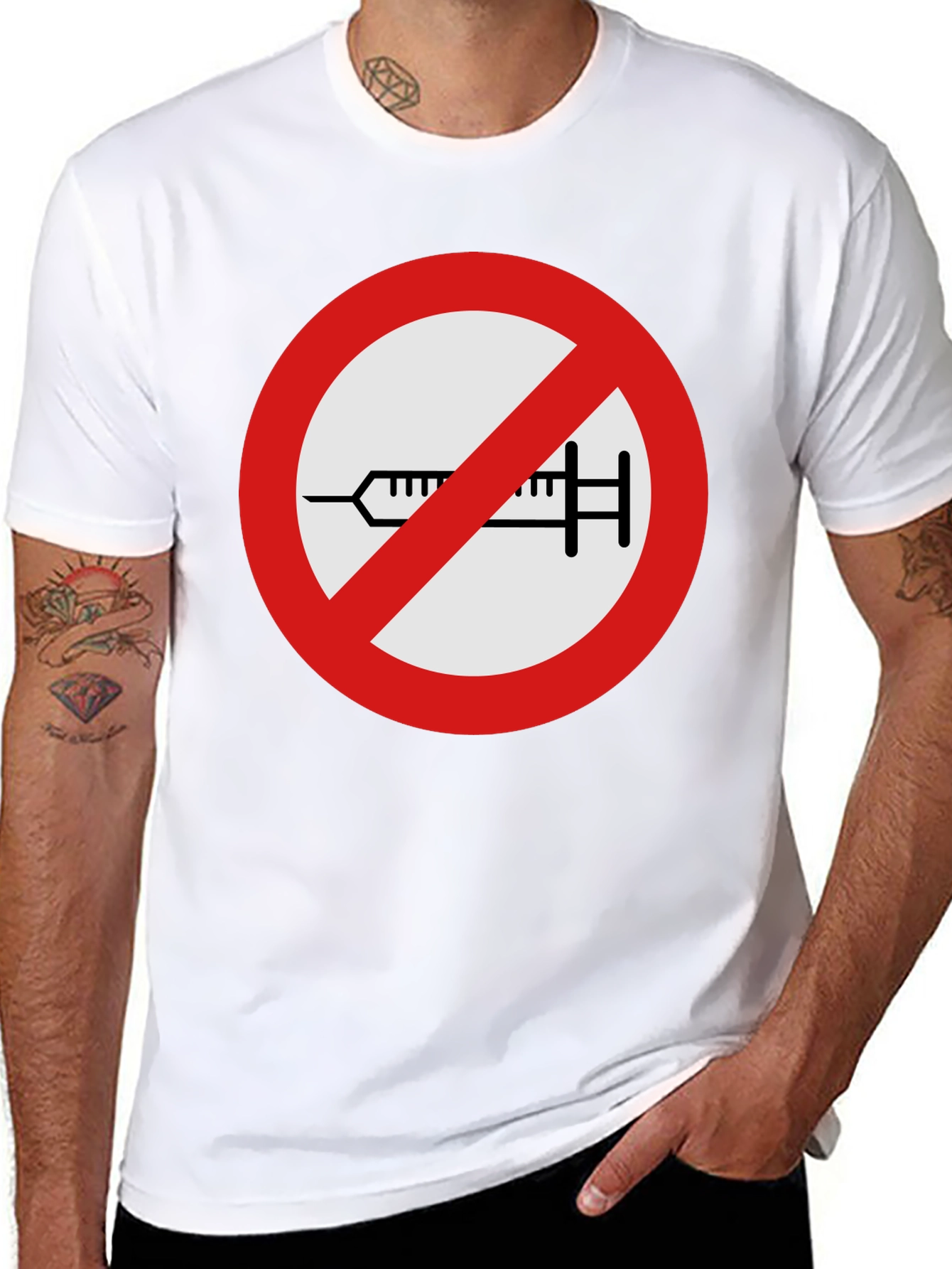 Anti-Vaccine Black T-Shirt