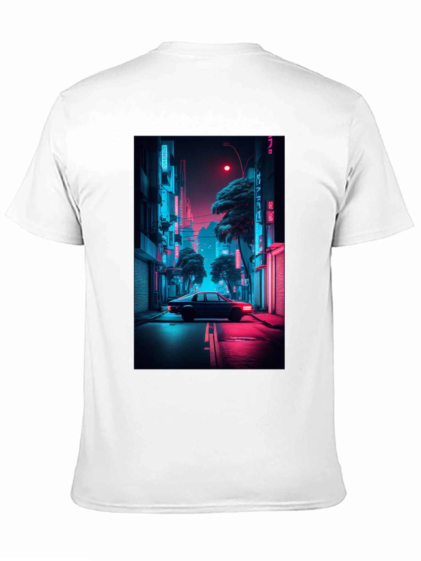 Neon City Car T-Shirt