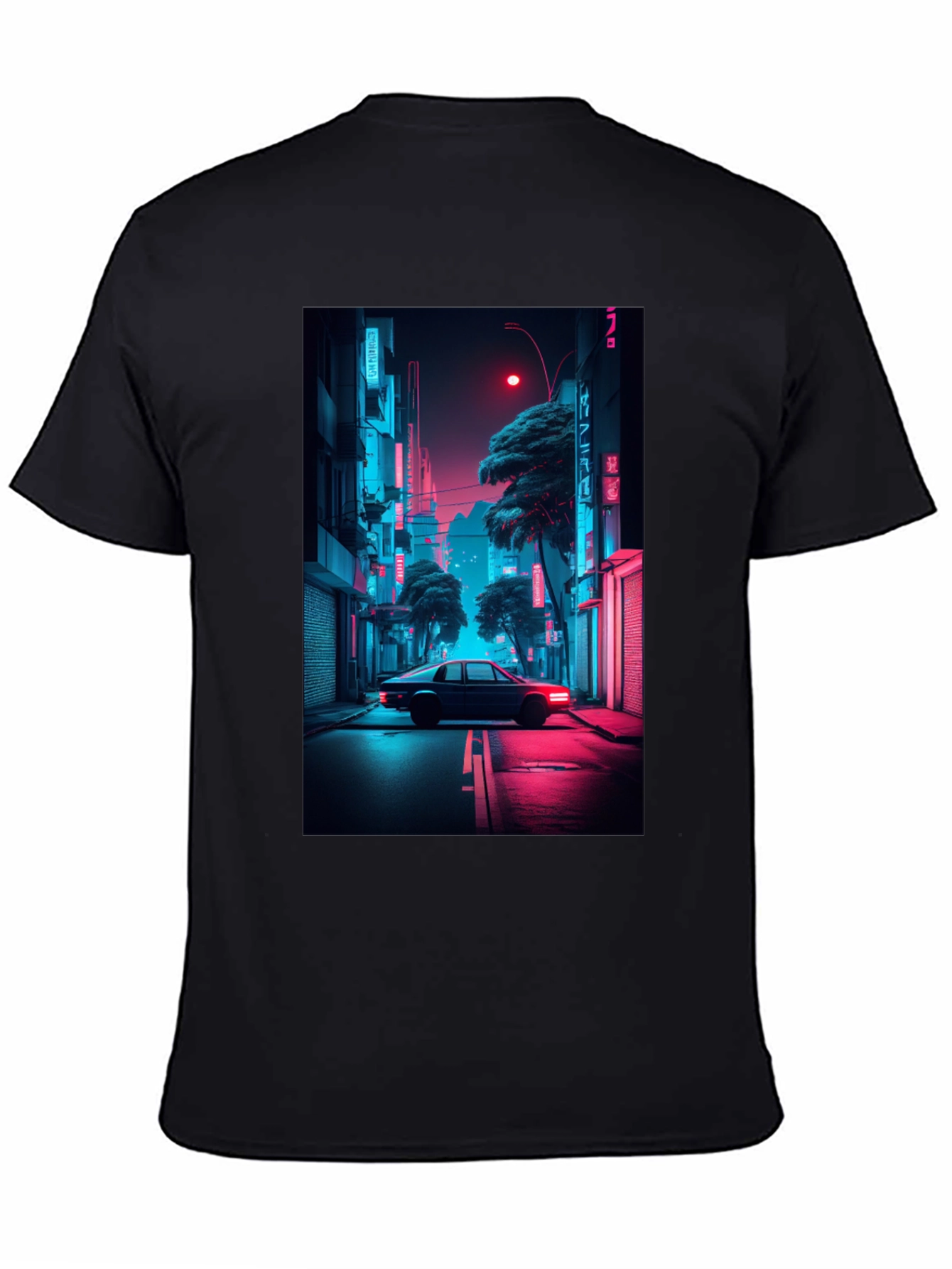 Neon City Car T-Shirt