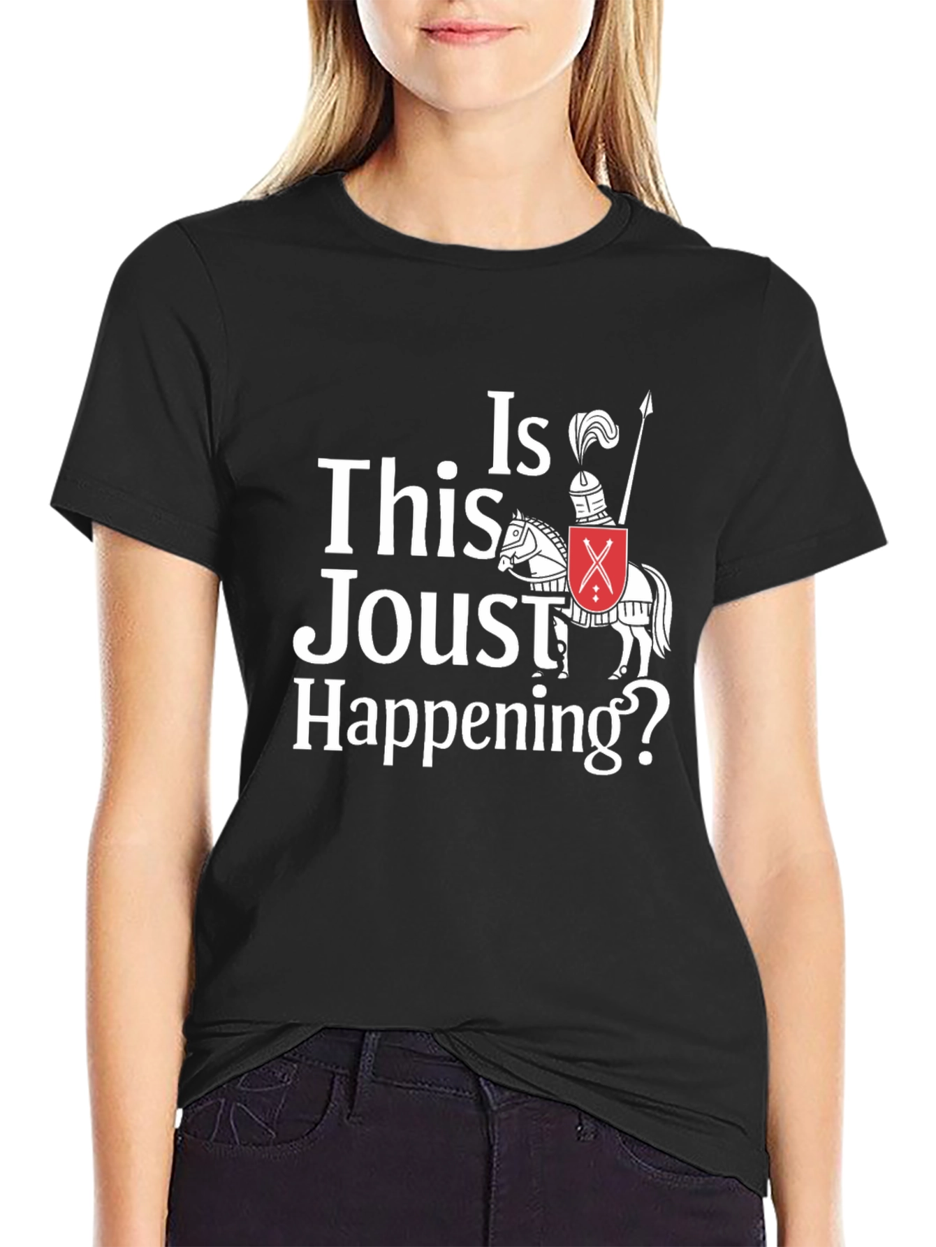 Funny Jousting T-Shirt - Is This Joust Happening Tee