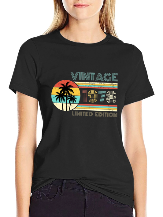 Vintage 1978 Limited Edition Black T-Shirt