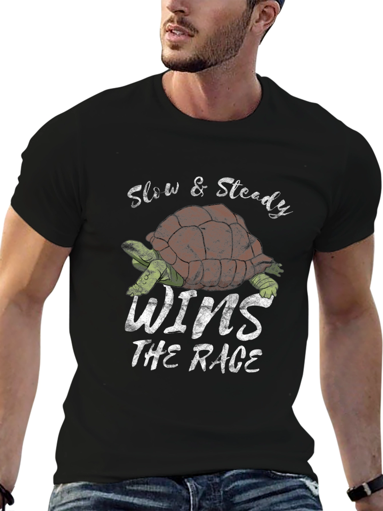 Slow & Steady Wins the Race Graphic T-Shirt