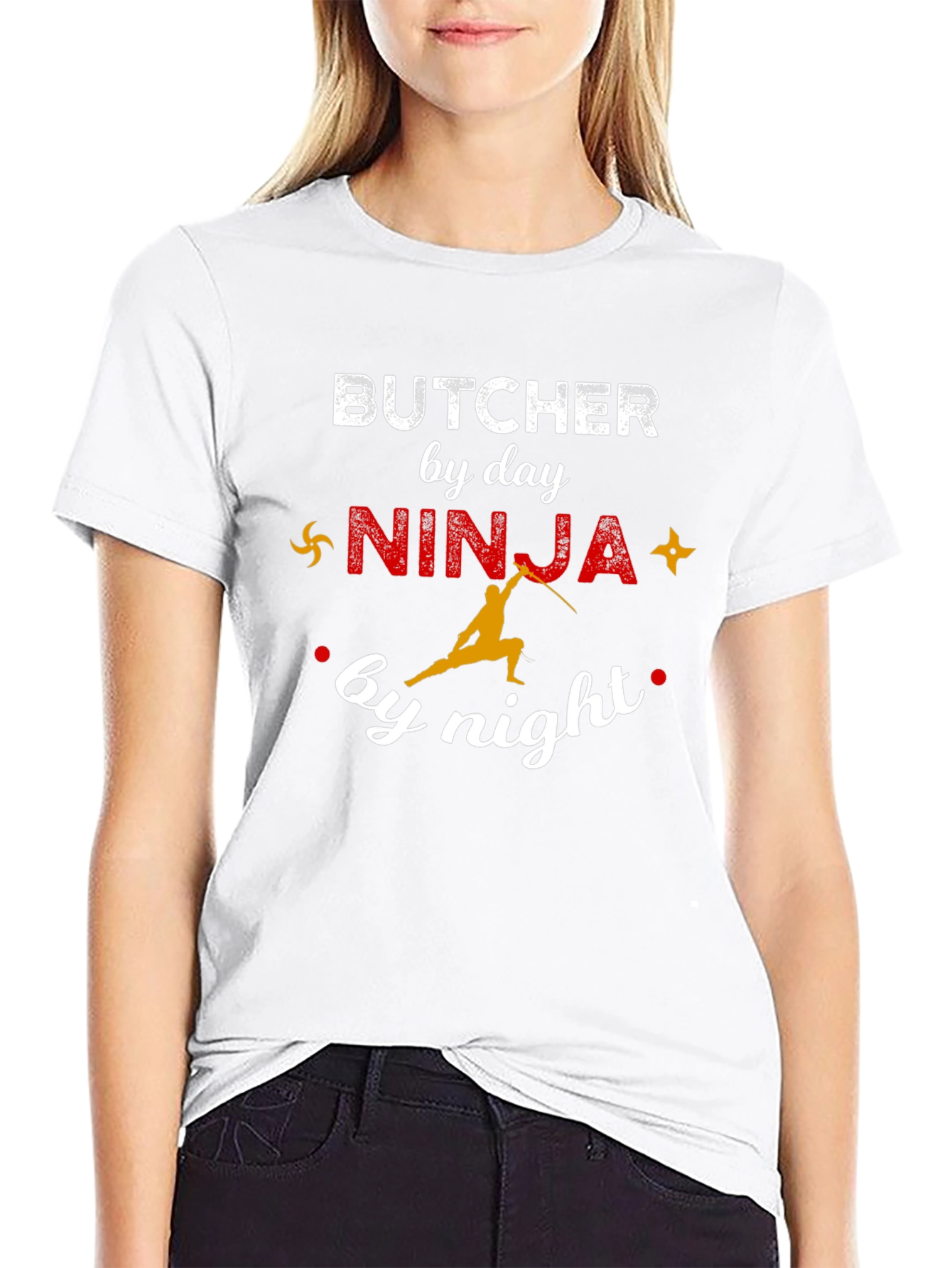 Butcher by Day Ninja by Night Graphic Tee