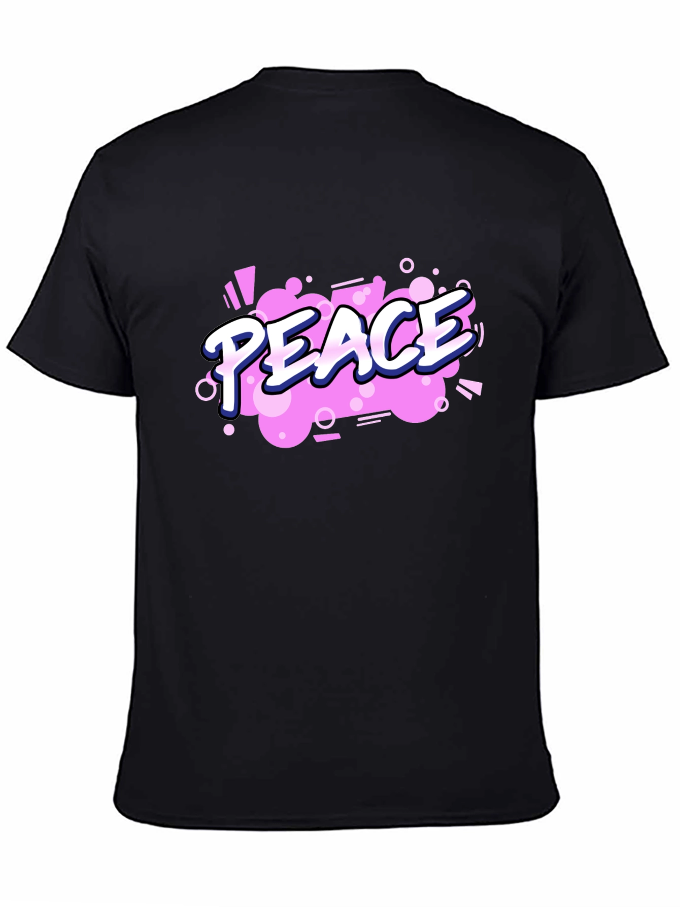 Peace Graphic Black T-Shirt