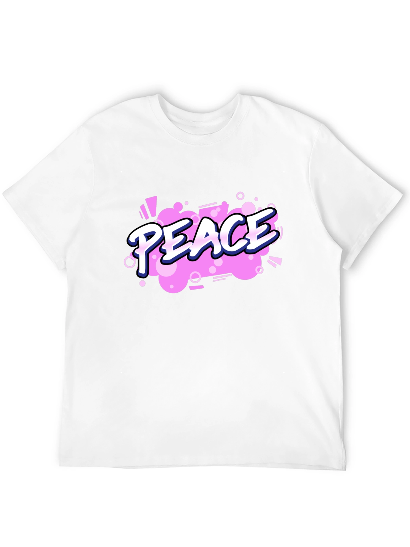 Peace Graphic Black T-Shirt
