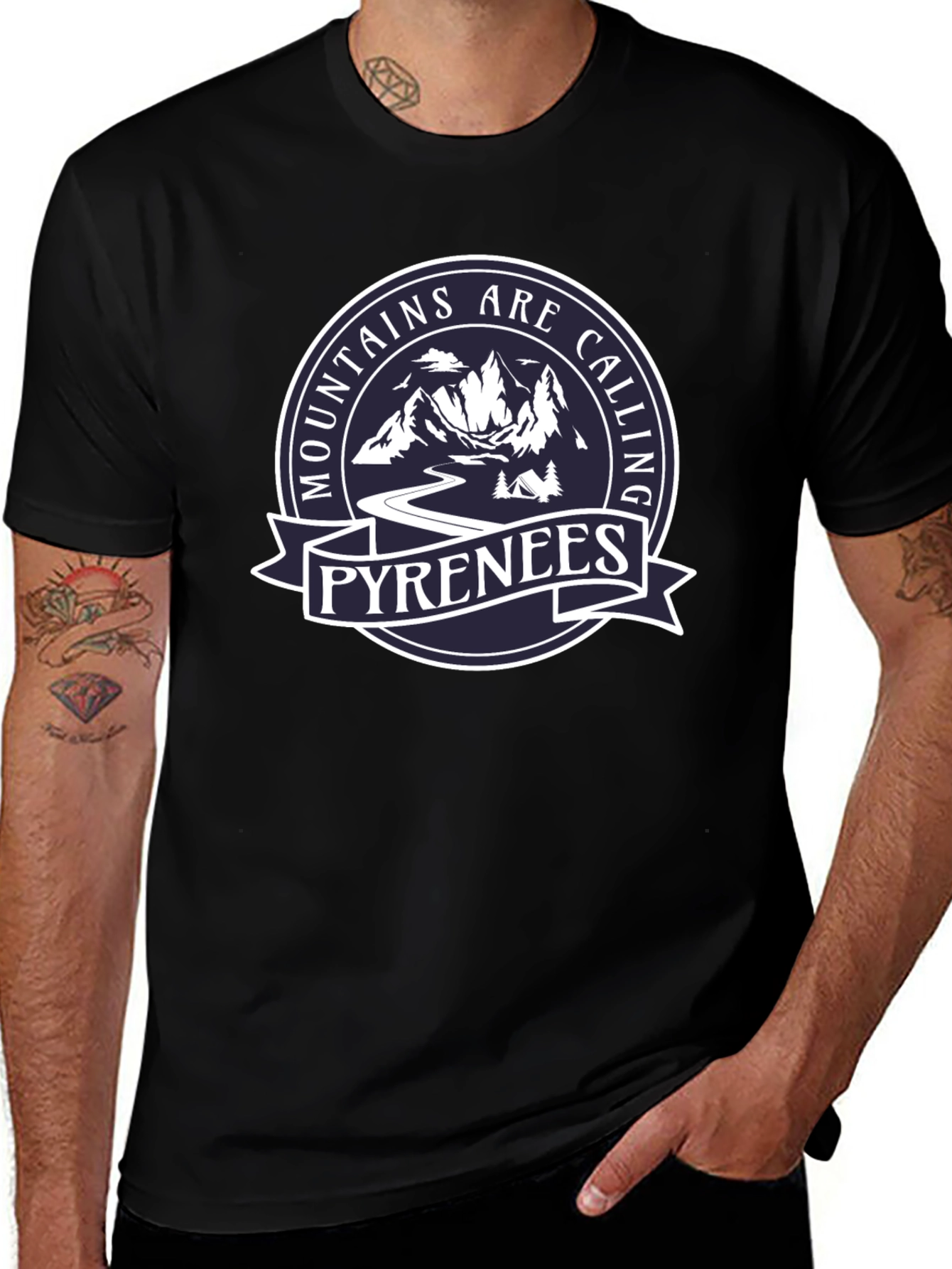 Mountains Are Calling T-Shirt - Pyrenees Adventure Tee
