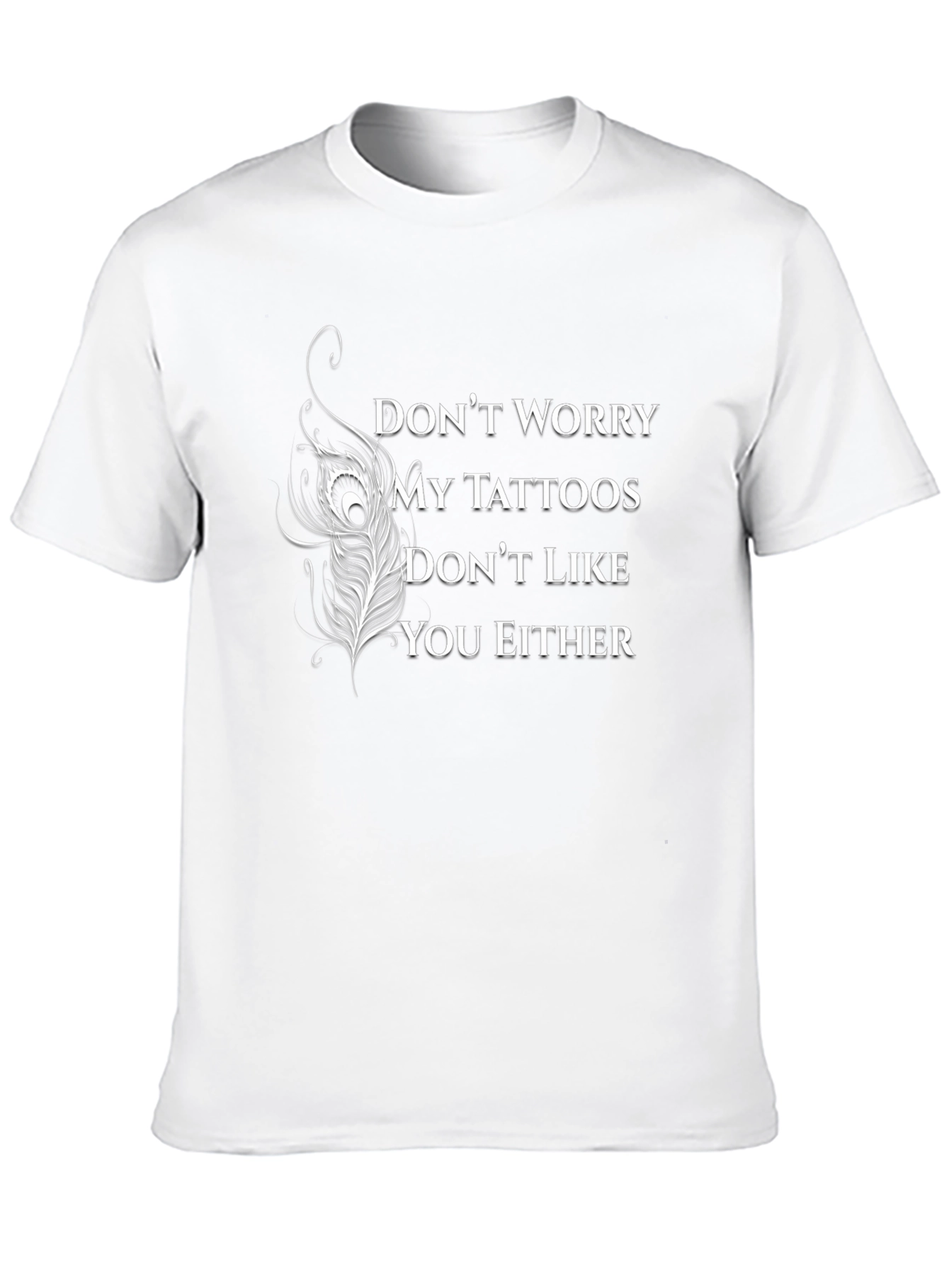 Sarcastic Tattoo Lover Black Tee
