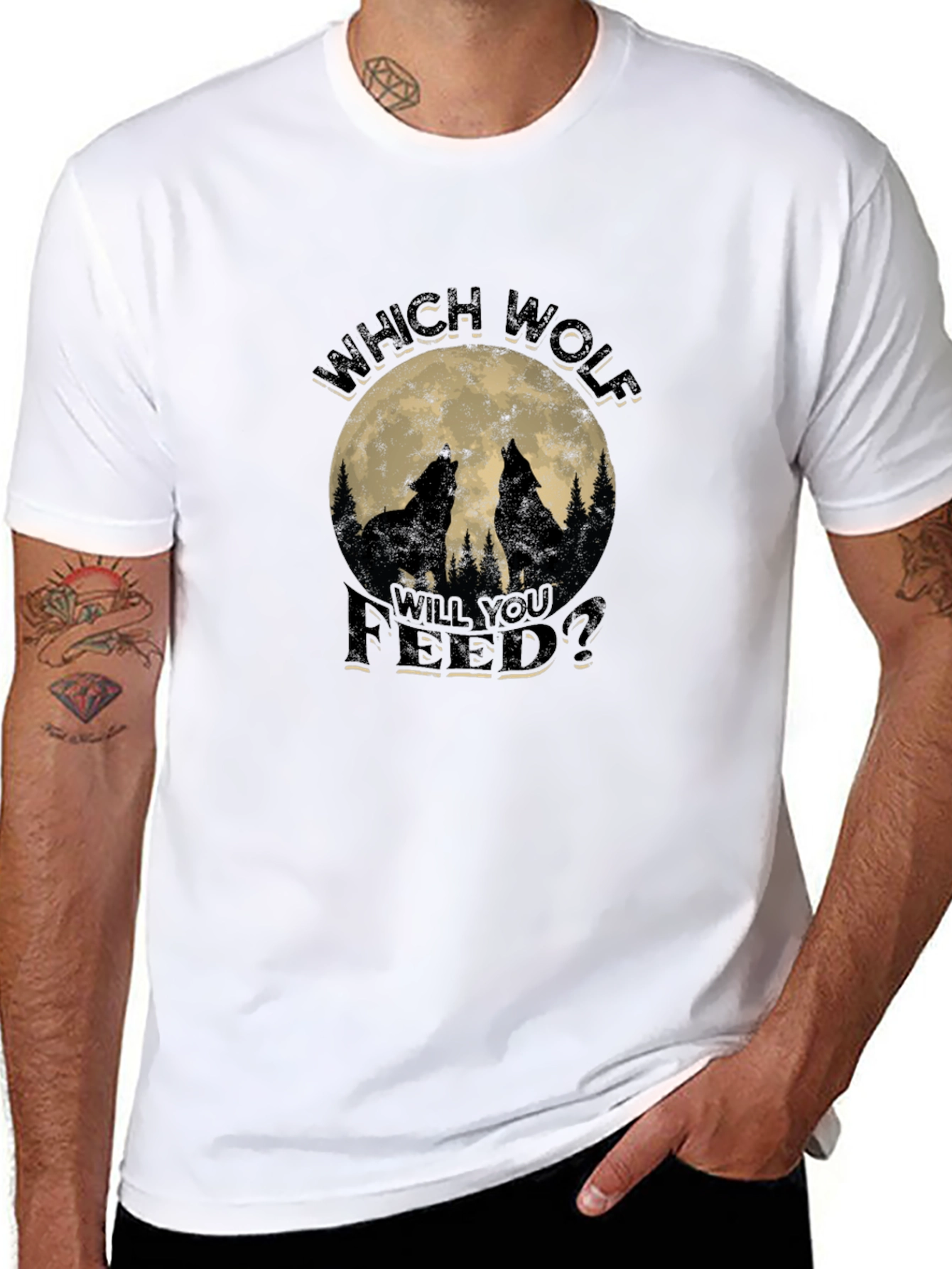 Which Wolf Will You Feed T-Shirt