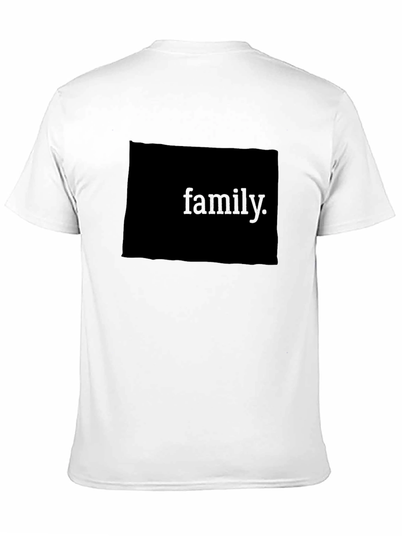 Family Graphic Black T-Shirt
