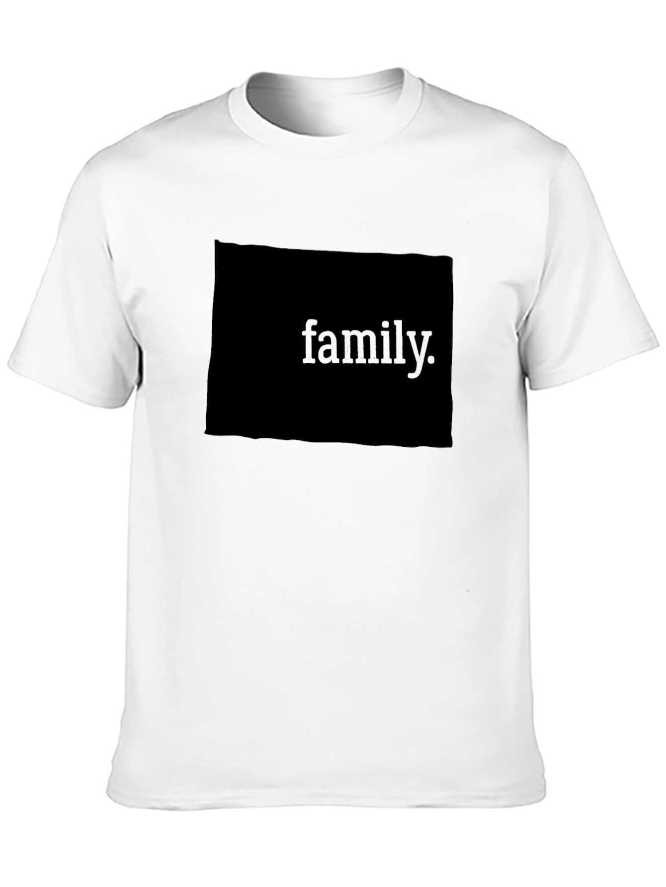 Family Graphic Black T-Shirt
