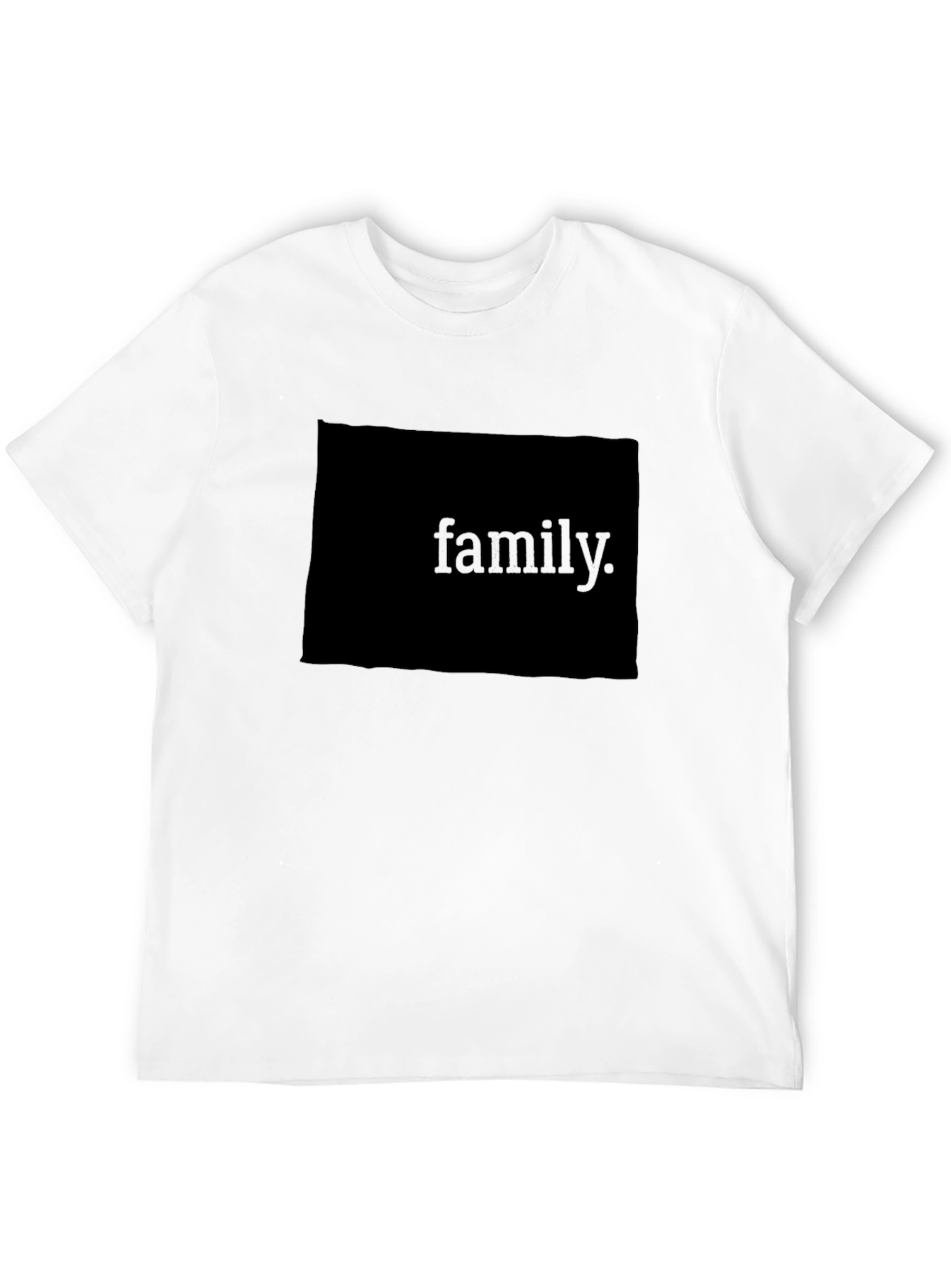 Family Graphic Black T-Shirt