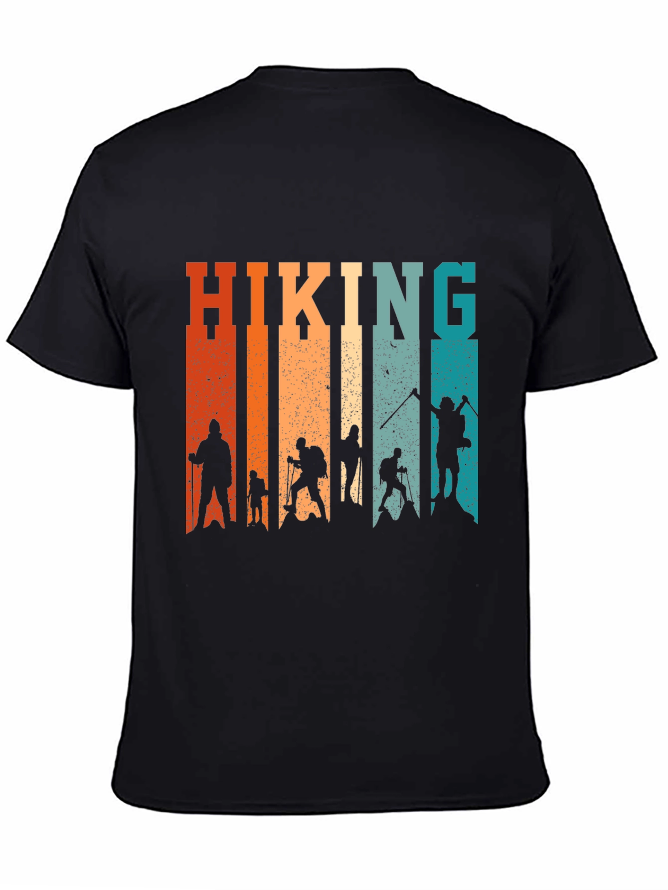 Retro Hiking T-Shirt - Adventure Design