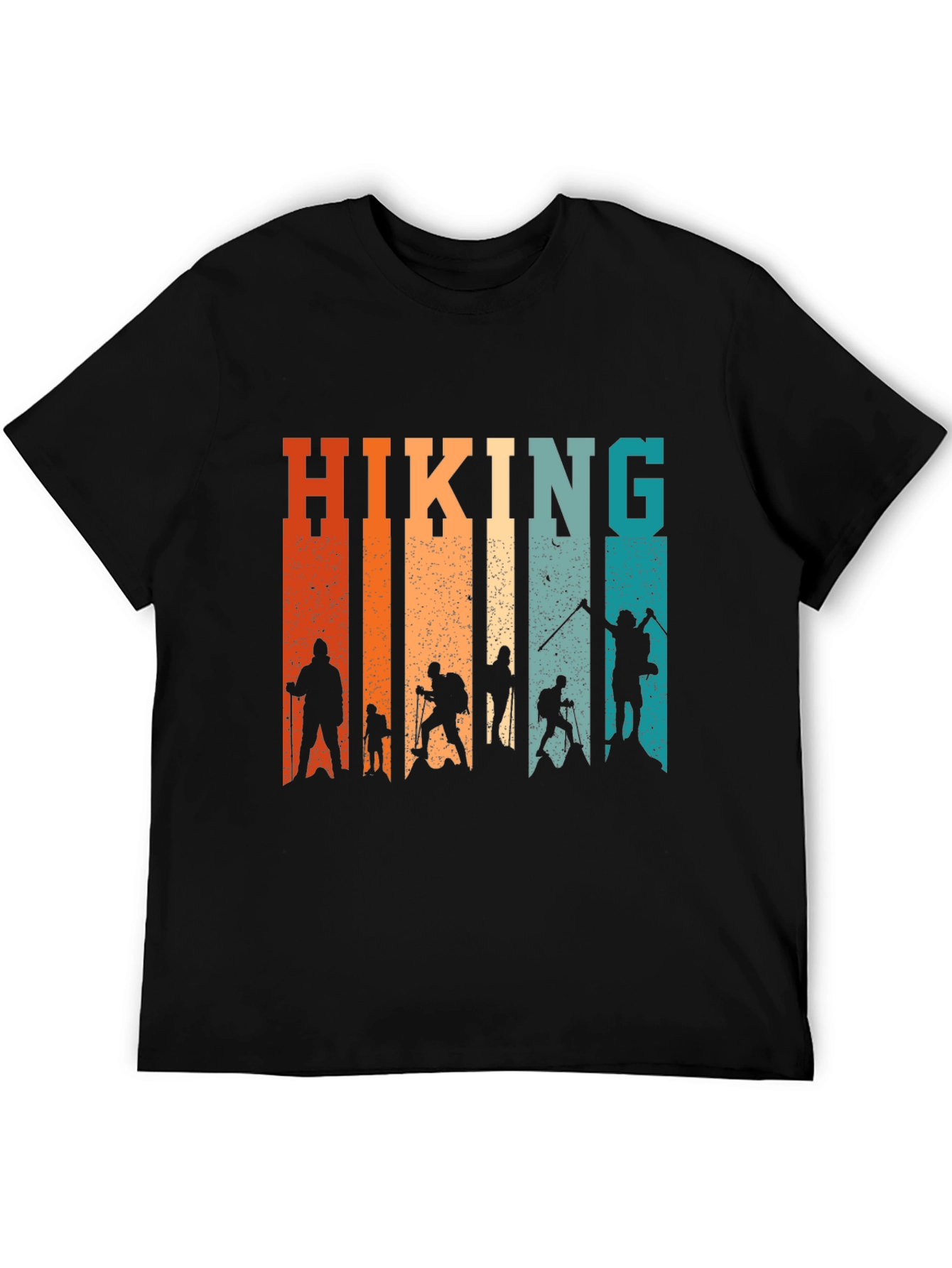 Retro Hiking T-Shirt - Adventure Design