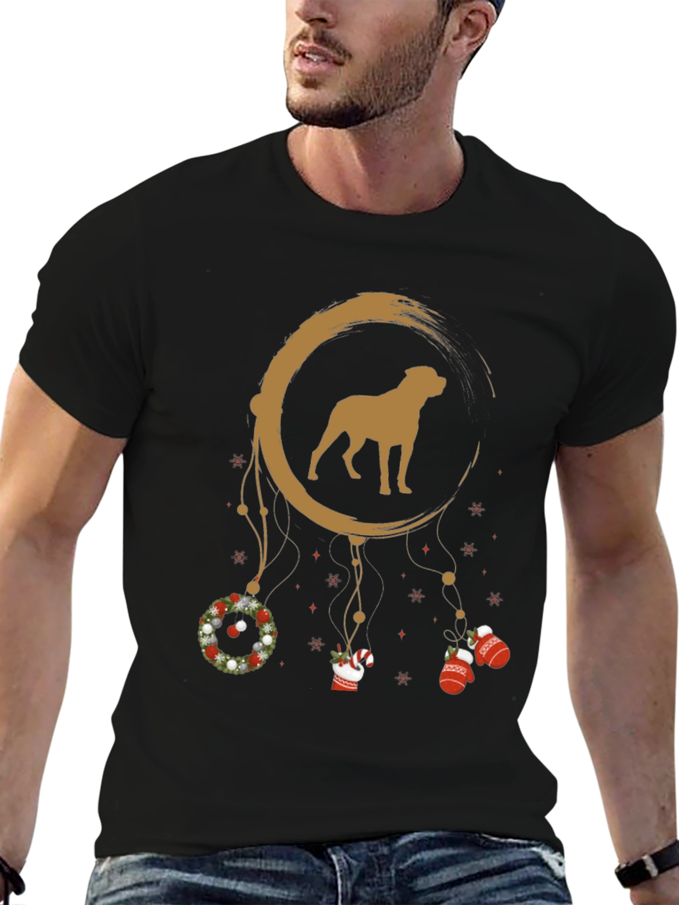 Dog Christmas Dreamcatcher T-Shirt
