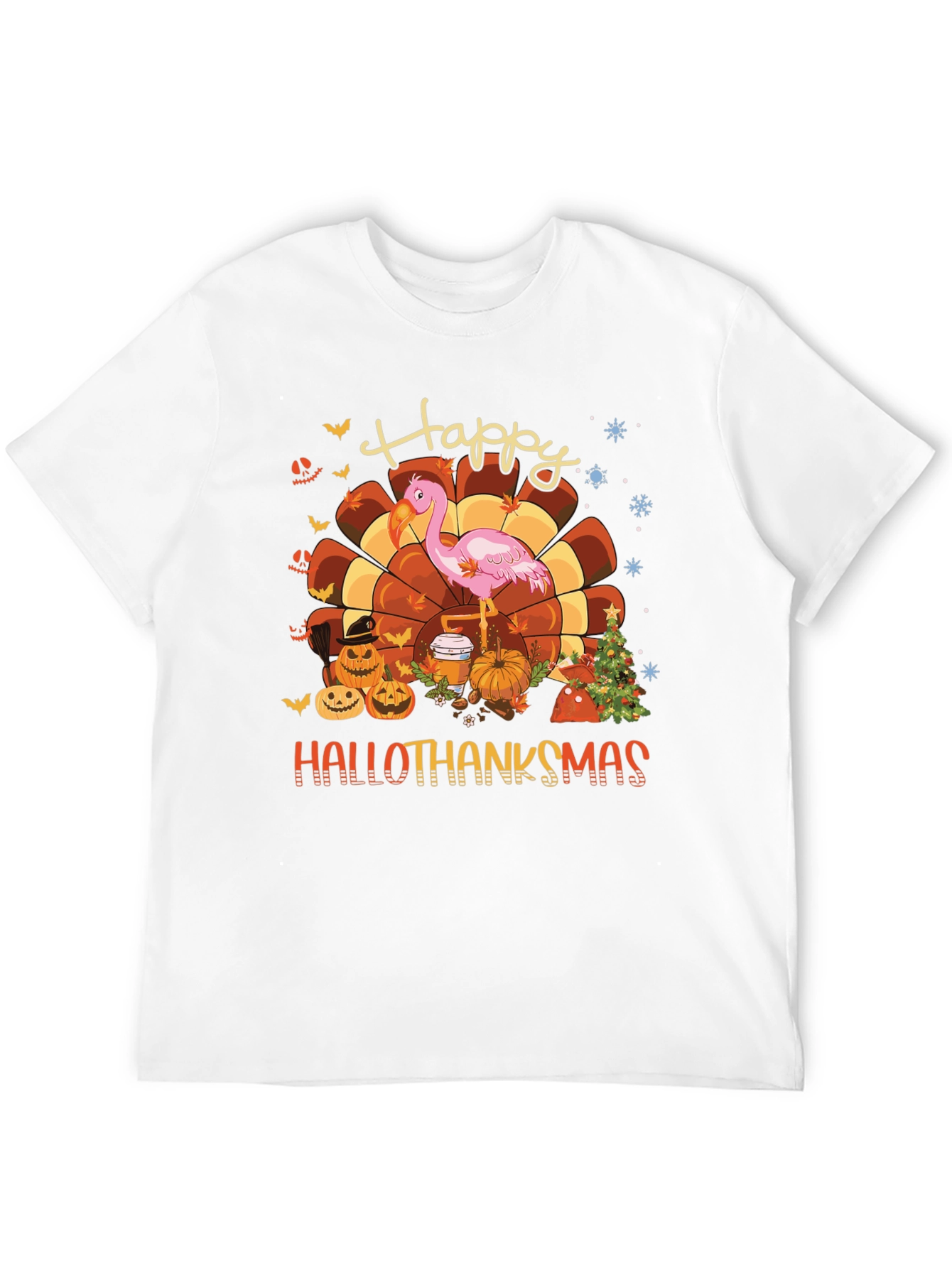 Hallothanksmas Flamingo Tee