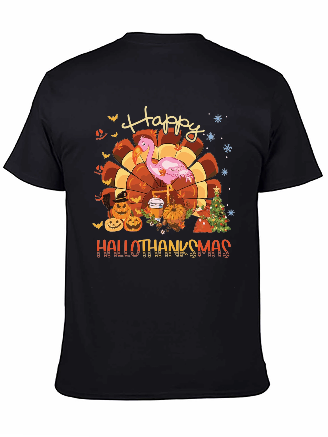 Hallothanksmas Flamingo Tee
