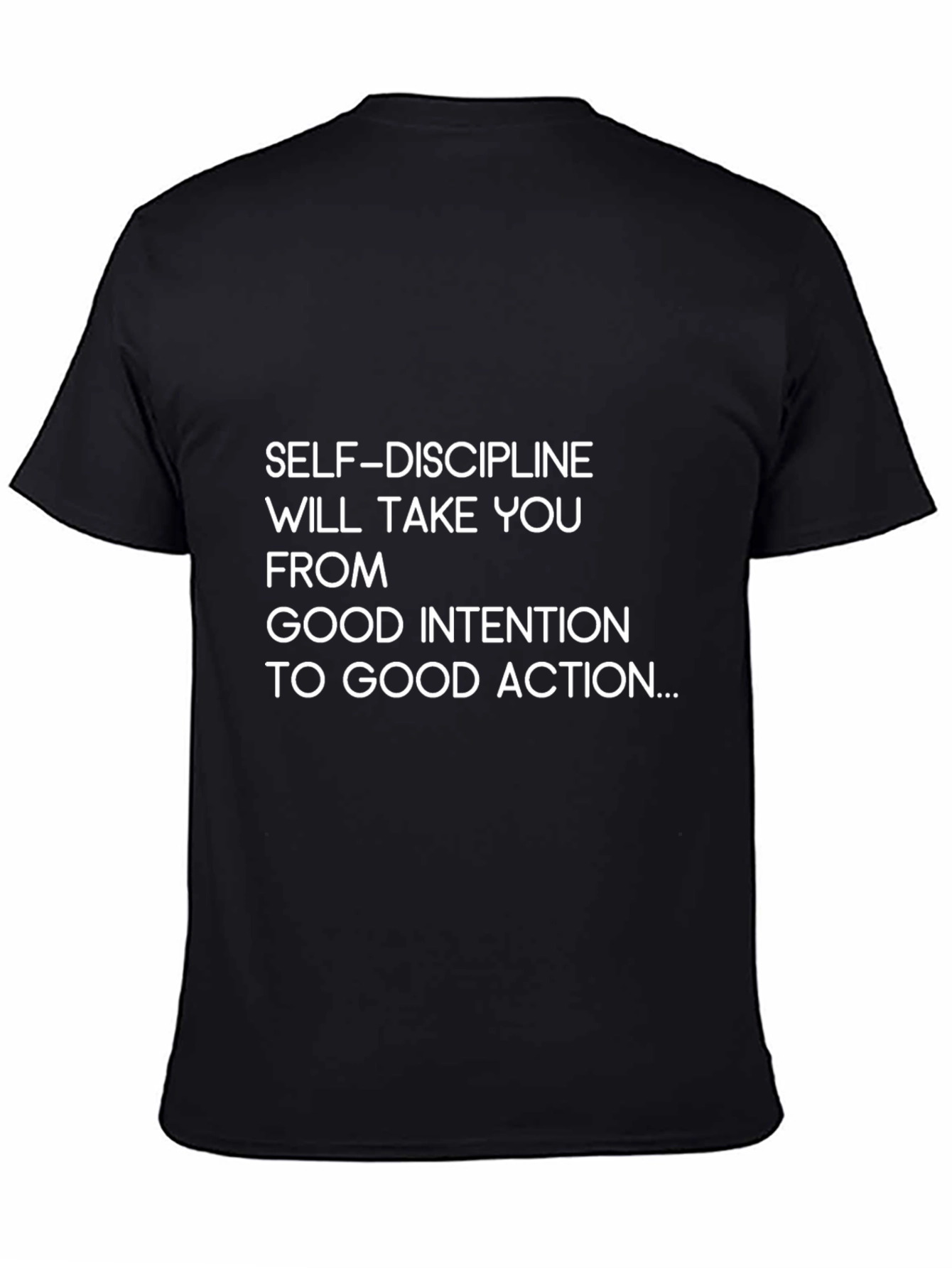 Motivational Self Discipline Graphic Tee