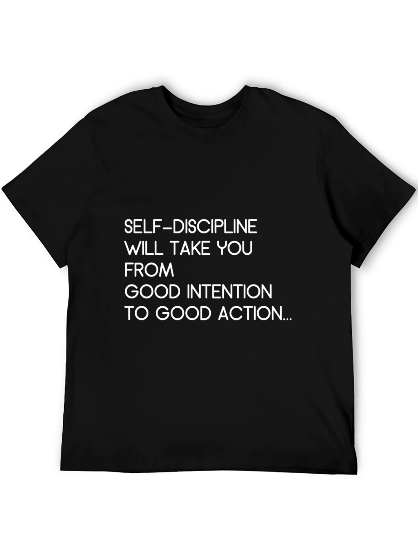 Motivational Self Discipline Graphic Tee