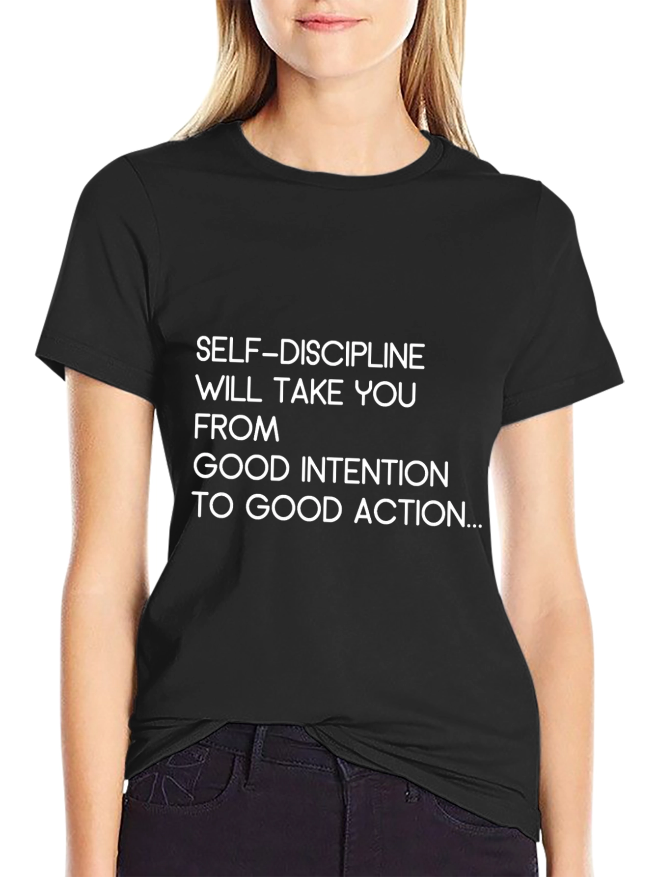Motivational Self Discipline Graphic Tee