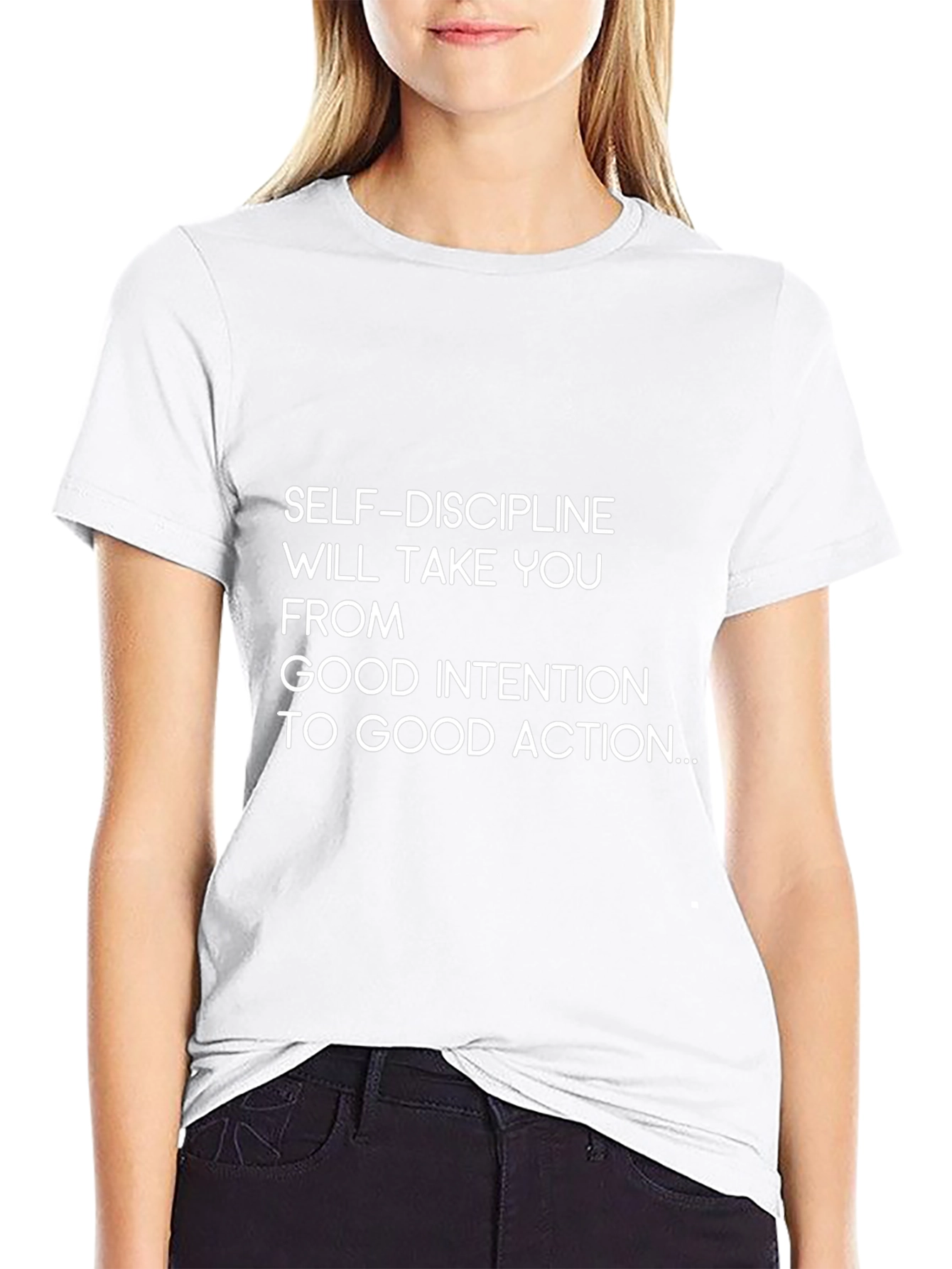 Motivational Self Discipline Graphic Tee