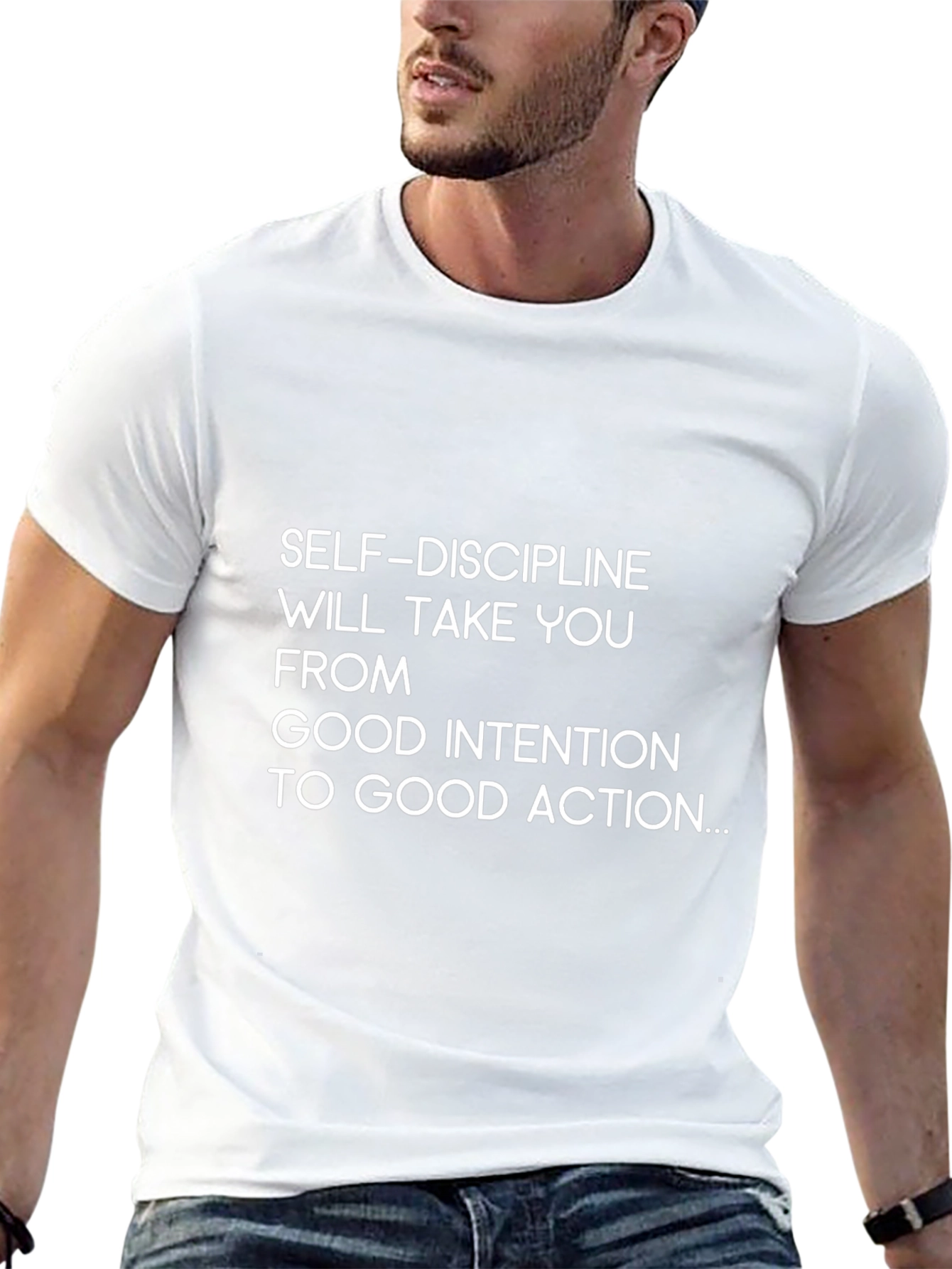 Motivational Self Discipline Graphic Tee