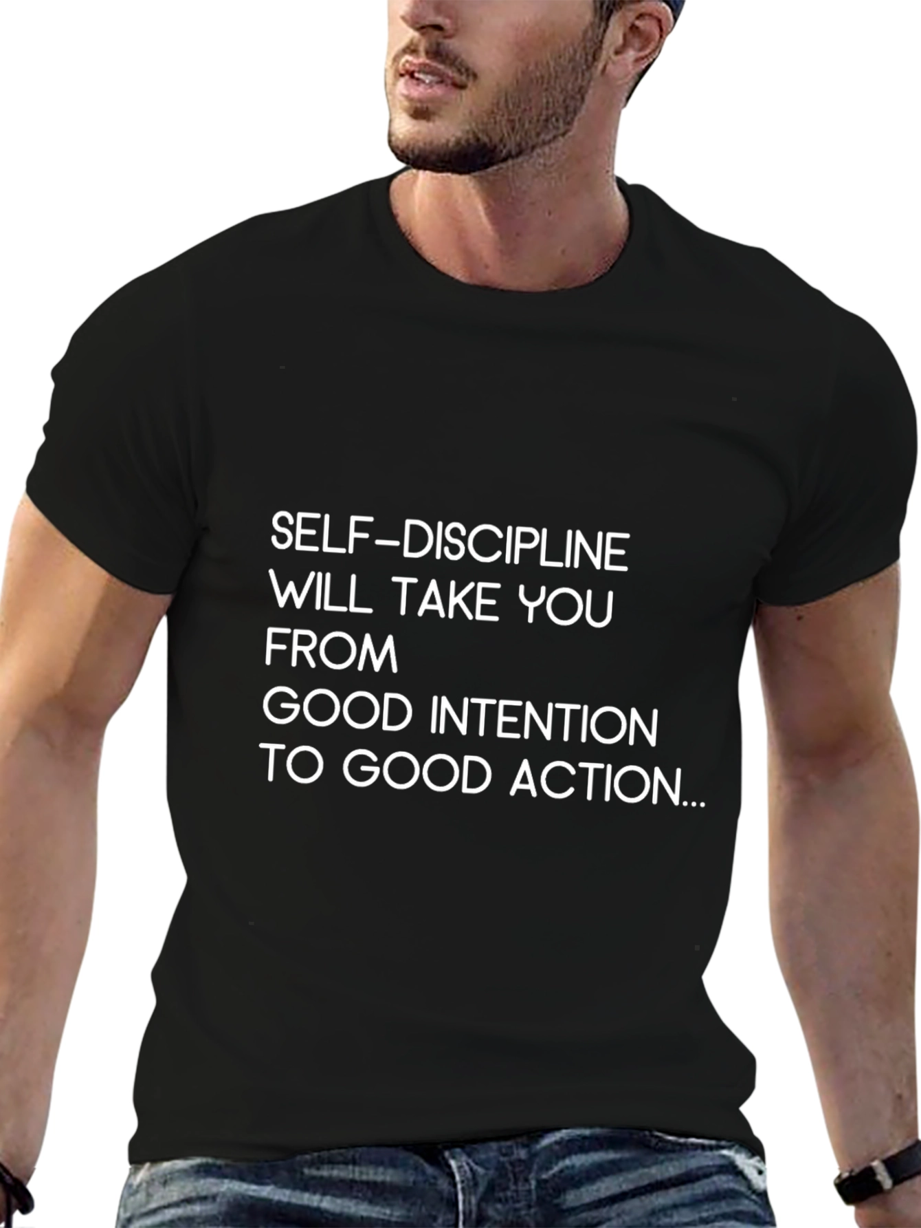 Motivational Self Discipline Graphic Tee