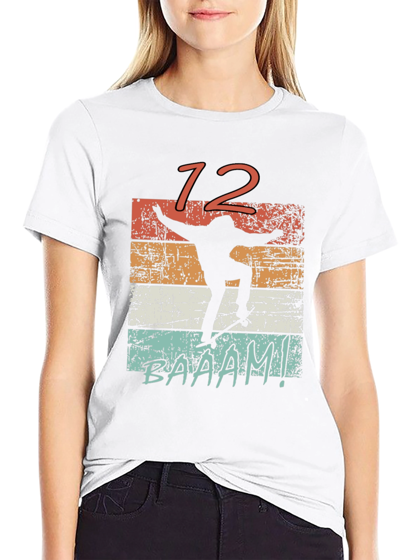 Retro Skater Tee - BAAAM! Design