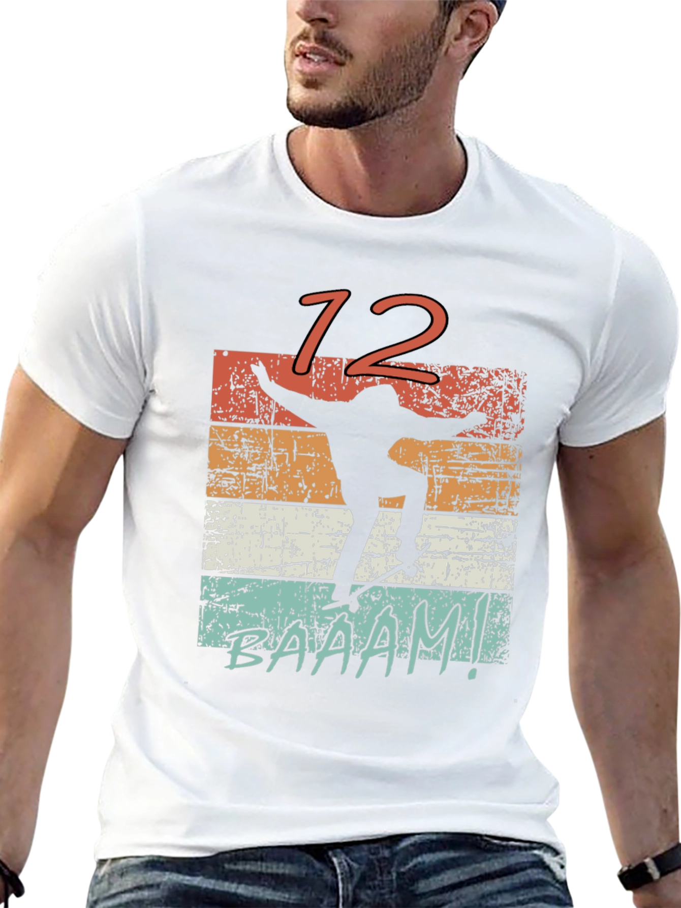 Retro Skater Tee - BAAAM! Design