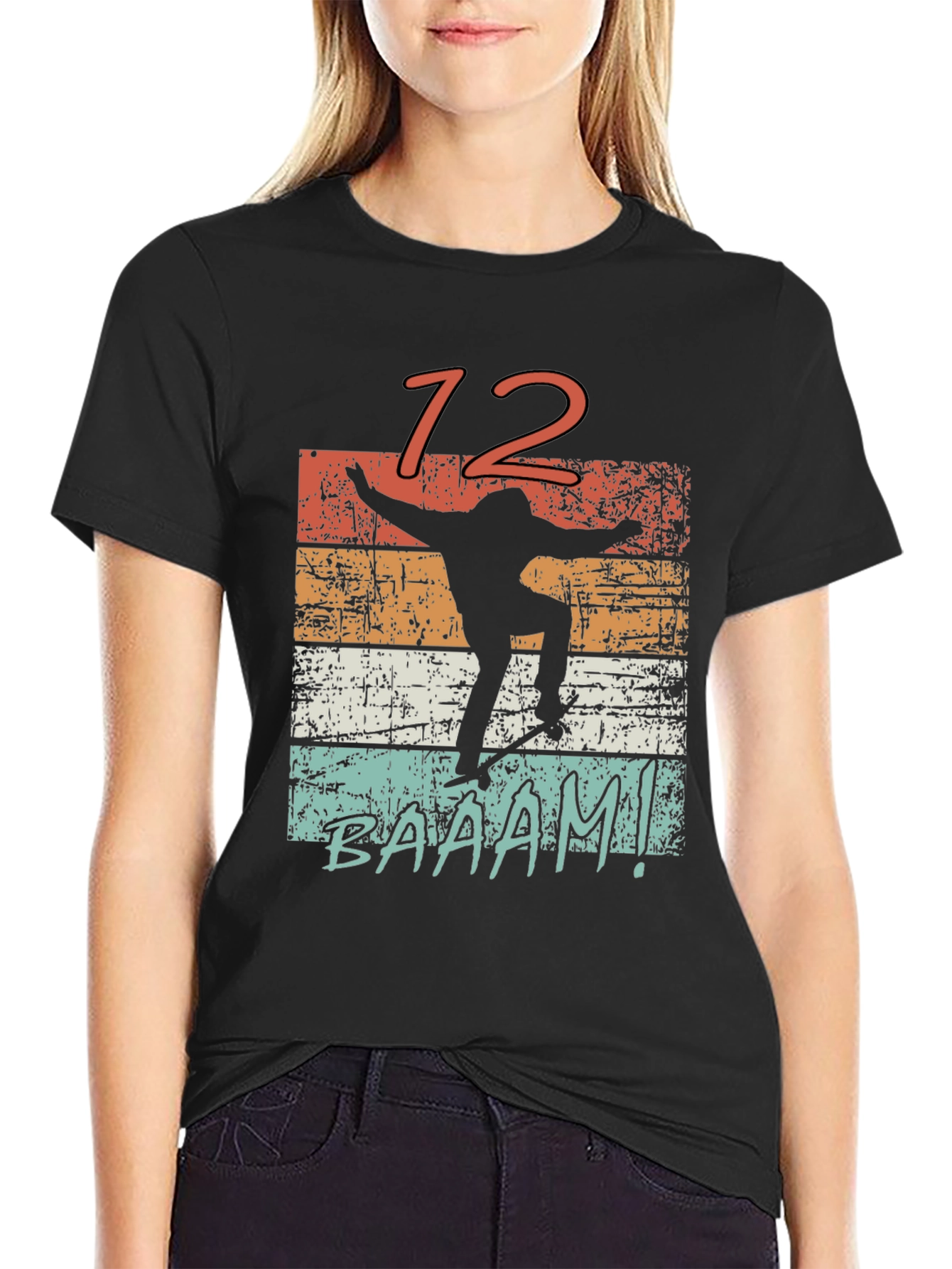 Retro Skater Tee - BAAAM! Design