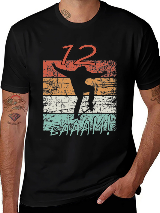 Retro Skater Tee - BAAAM! Design