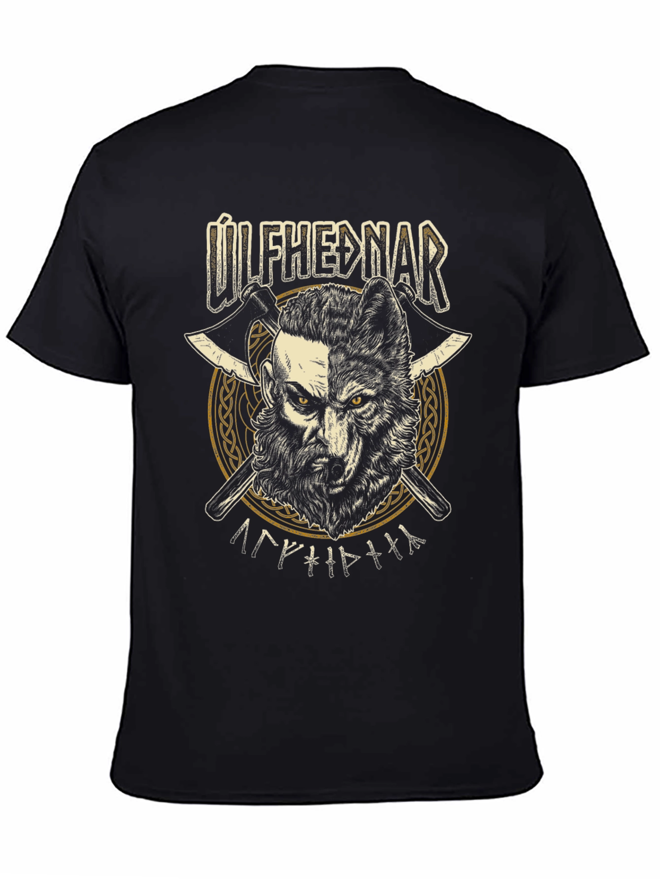 Úlfhéðnar Viking Warrior Black T-Shirt