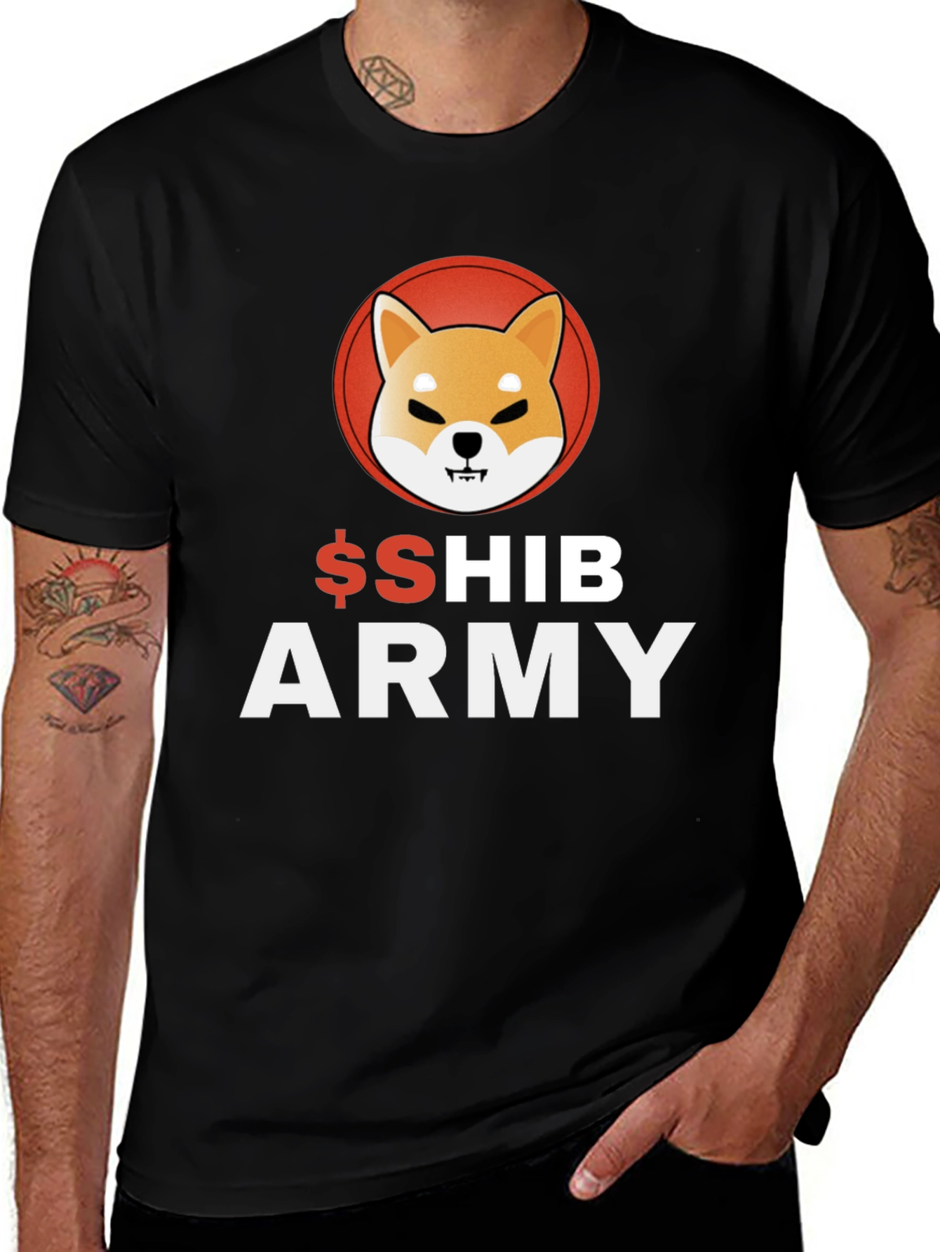 Shiba Inu Army T-Shirt - Crypto Meme Tee