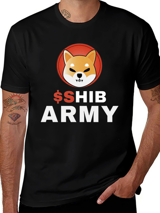 Shiba Inu Army T-Shirt - Crypto Meme Tee