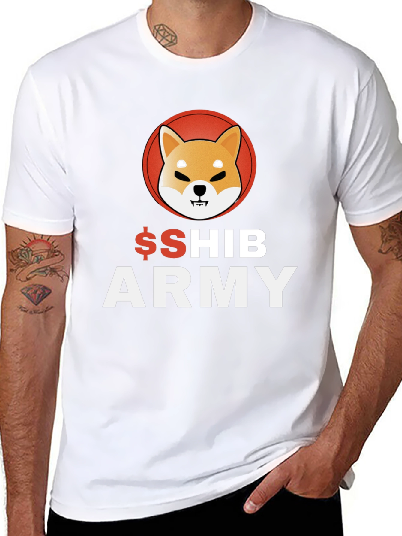 Shiba Inu Army T-Shirt - Crypto Meme Tee