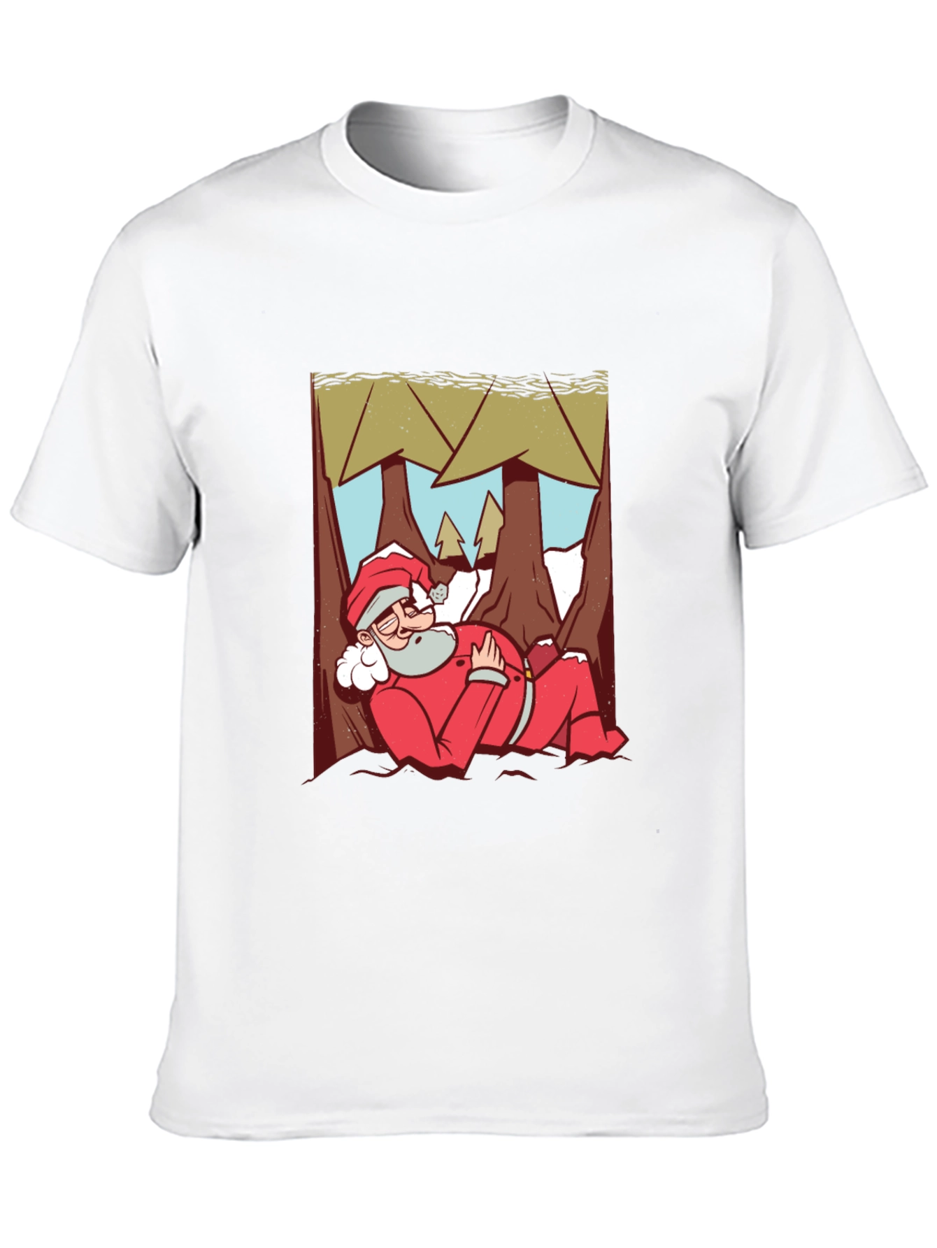 Relaxed Santa Graphic T-Shirt