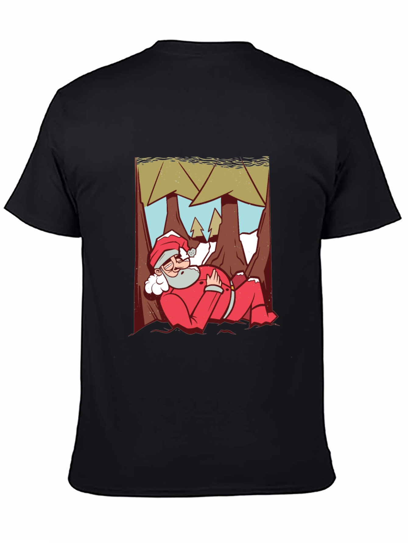 Relaxed Santa Graphic T-Shirt